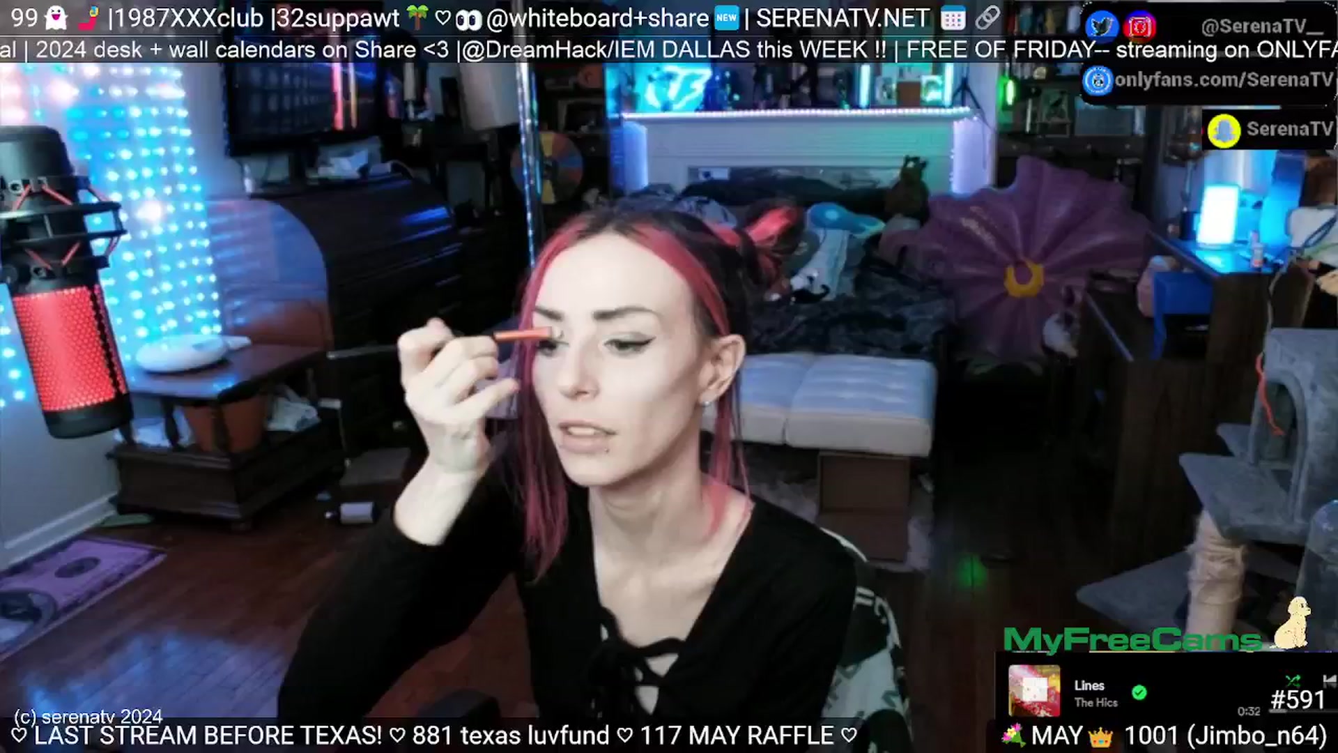 Gallery image thumbnail from serenatv's myfreecams stream on, 05/29/2024, 19:55 image 15 of 20