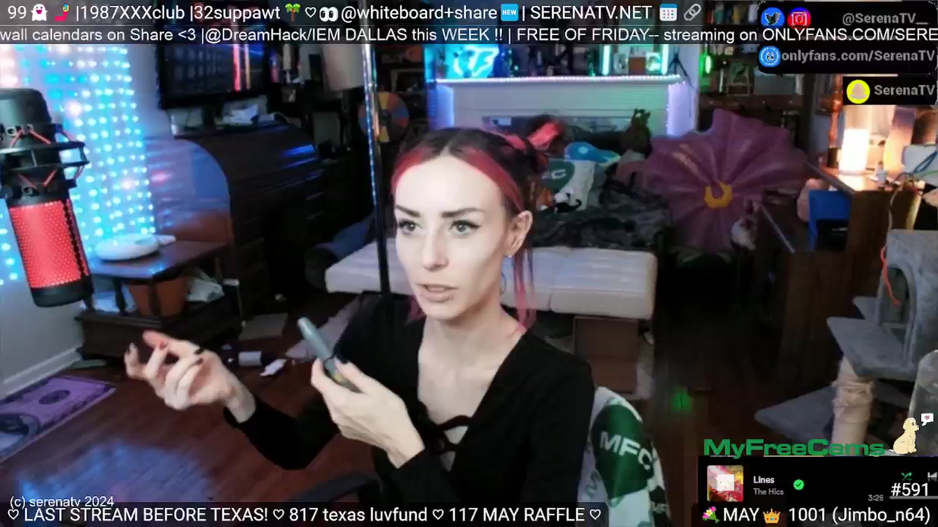 Gallery image thumbnail from serenatv's myfreecams stream on, 05/29/2024, 19:55 image 16 of 20