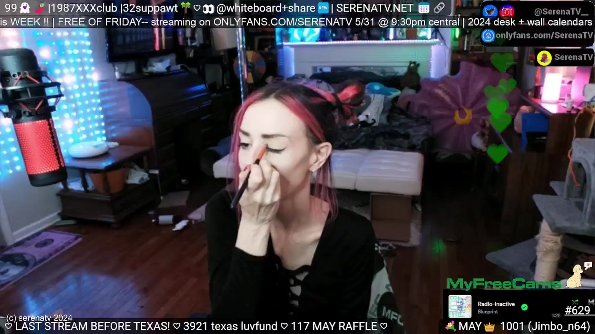 Gallery image thumbnail from serenatv's myfreecams stream on, 05/29/2024, 19:55 image 9 of 20