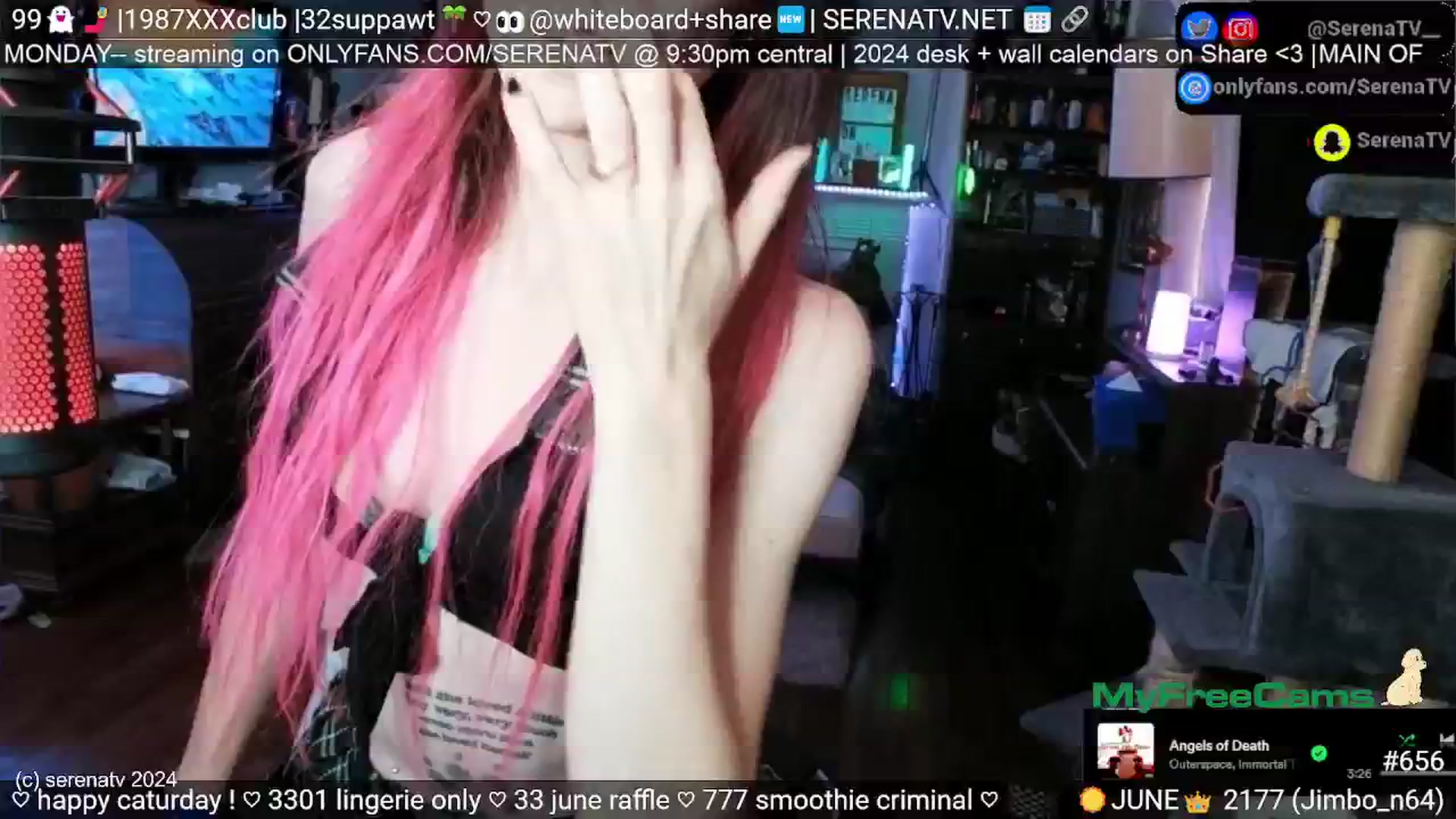 Gallery image thumbnail from serenatv's myfreecams stream on, 06/08/2024, 20:09 image 10 of 20