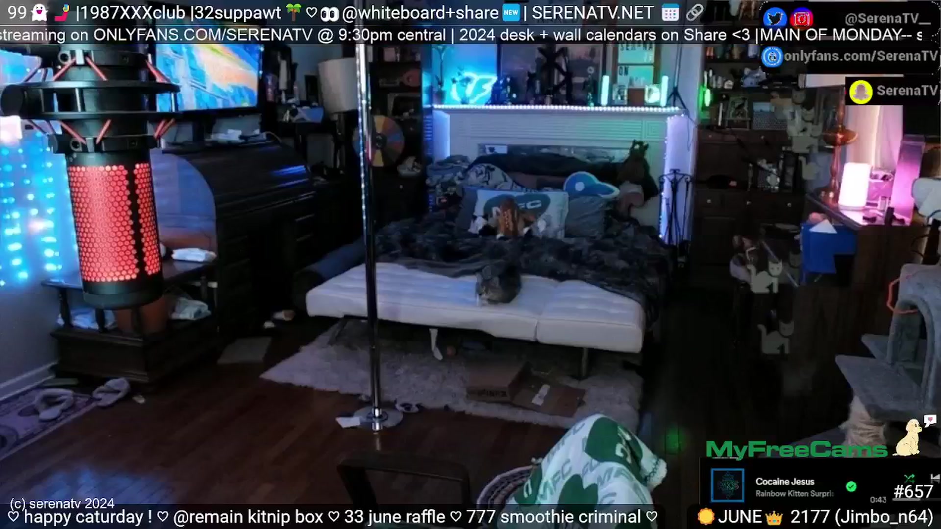 Gallery image thumbnail from serenatv's myfreecams stream on, 06/08/2024, 20:09 image 7 of 20