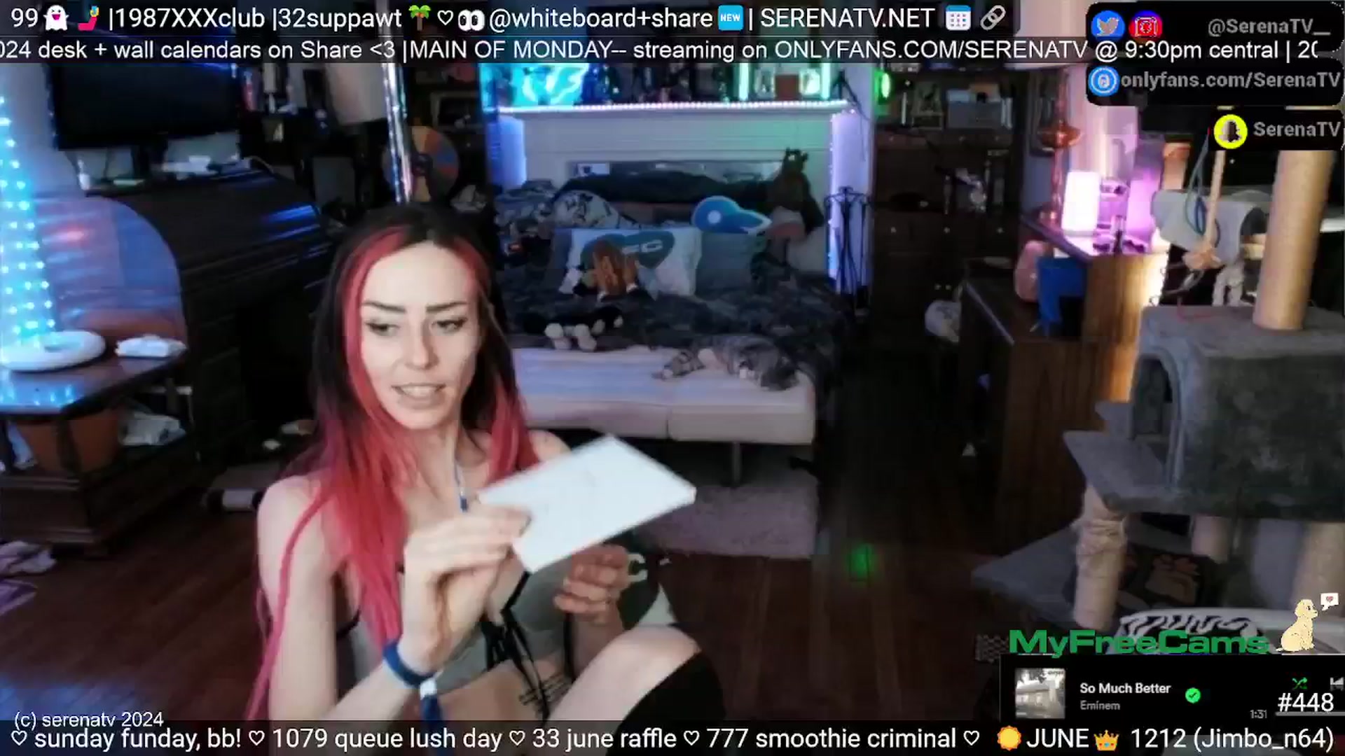 Gallery image thumbnail from serenatv's myfreecams stream on, 06/09/2024, 20:16 image 15 of 20