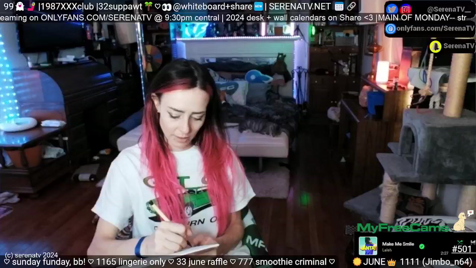 Gallery image thumbnail from serenatv's myfreecams stream on, 06/09/2024, 20:16 image 10 of 20