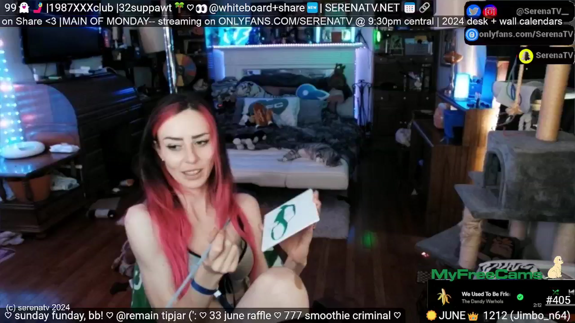 Gallery image thumbnail from serenatv's myfreecams stream on, 06/09/2024, 20:16 image 19 of 20