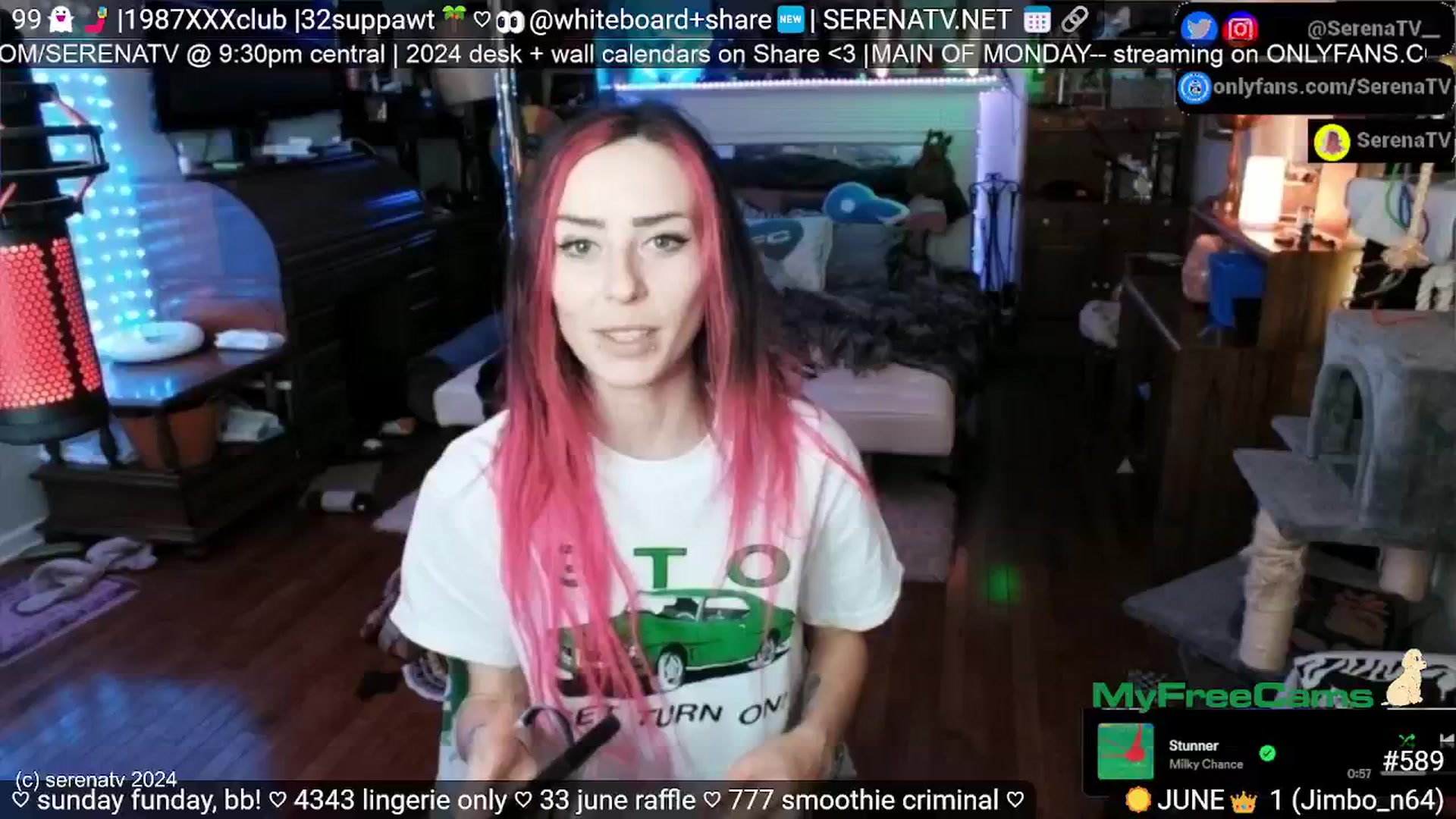 Gallery image thumbnail from serenatv's myfreecams stream on, 06/09/2024, 20:16 image 4 of 20