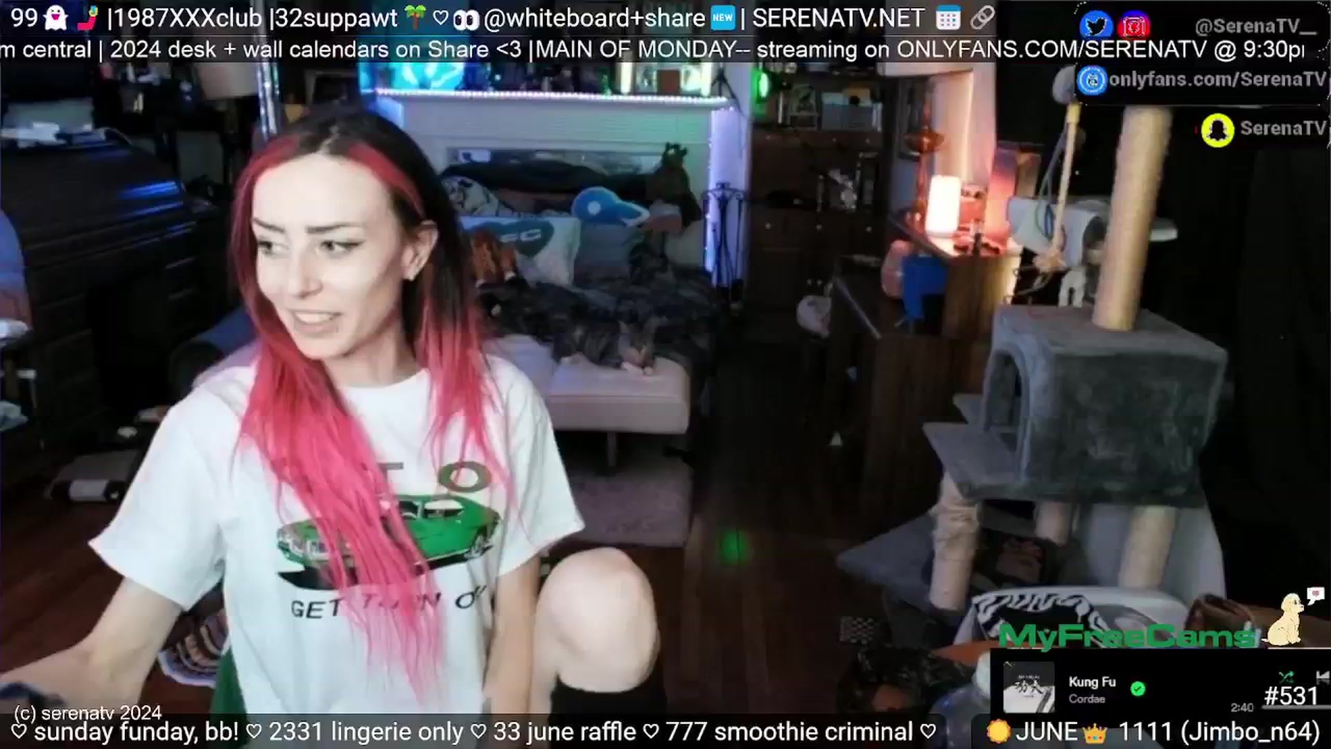 Gallery image thumbnail from serenatv's myfreecams stream on, 06/09/2024, 20:16 image 8 of 20