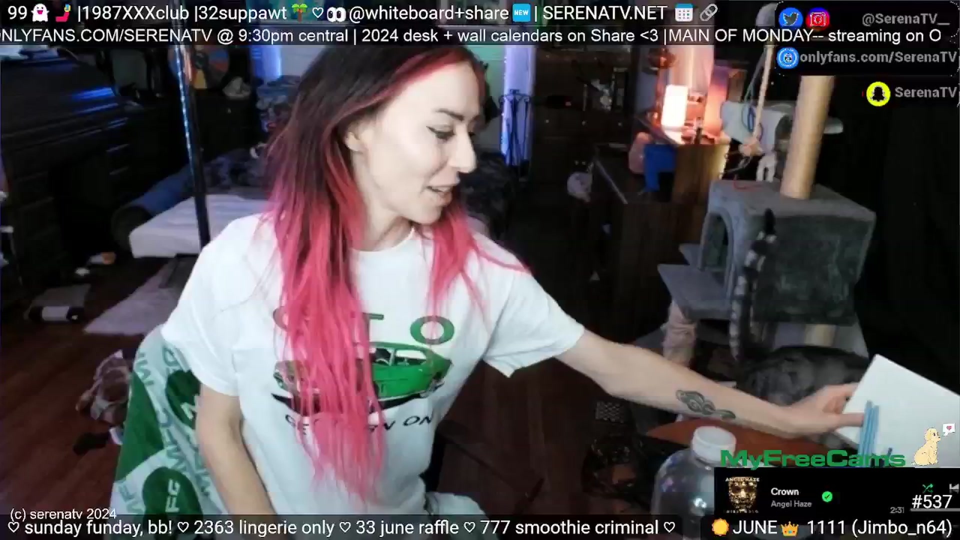 Gallery image thumbnail from serenatv's myfreecams stream on, 06/09/2024, 20:16 image 7 of 20