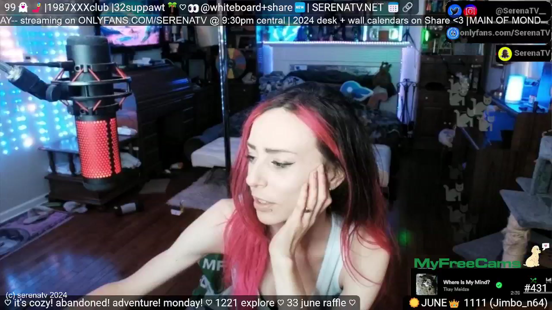 Gallery image thumbnail from serenatv's myfreecams stream on, 06/10/2024, 19:56 image 7 of 20