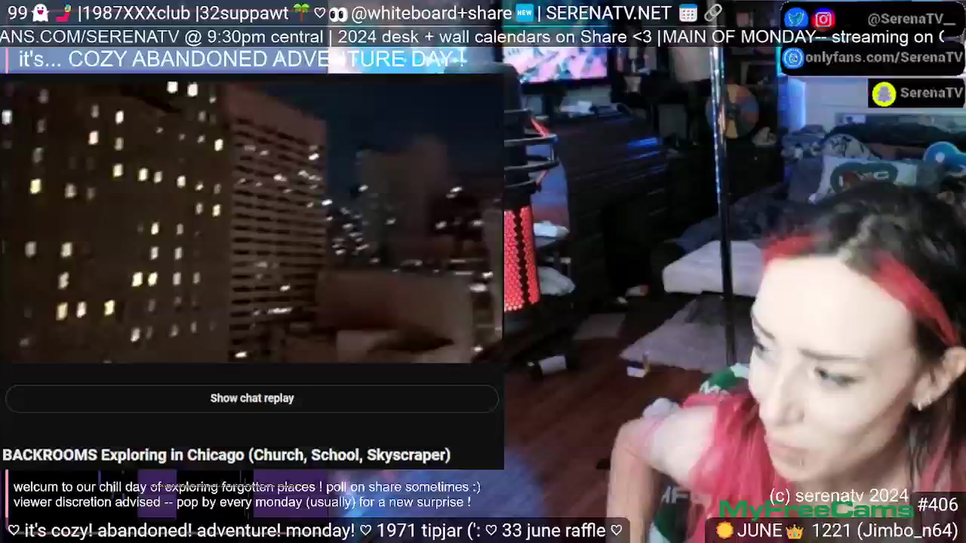 Gallery image thumbnail from serenatv's myfreecams stream on, 06/10/2024, 19:56 image 18 of 20