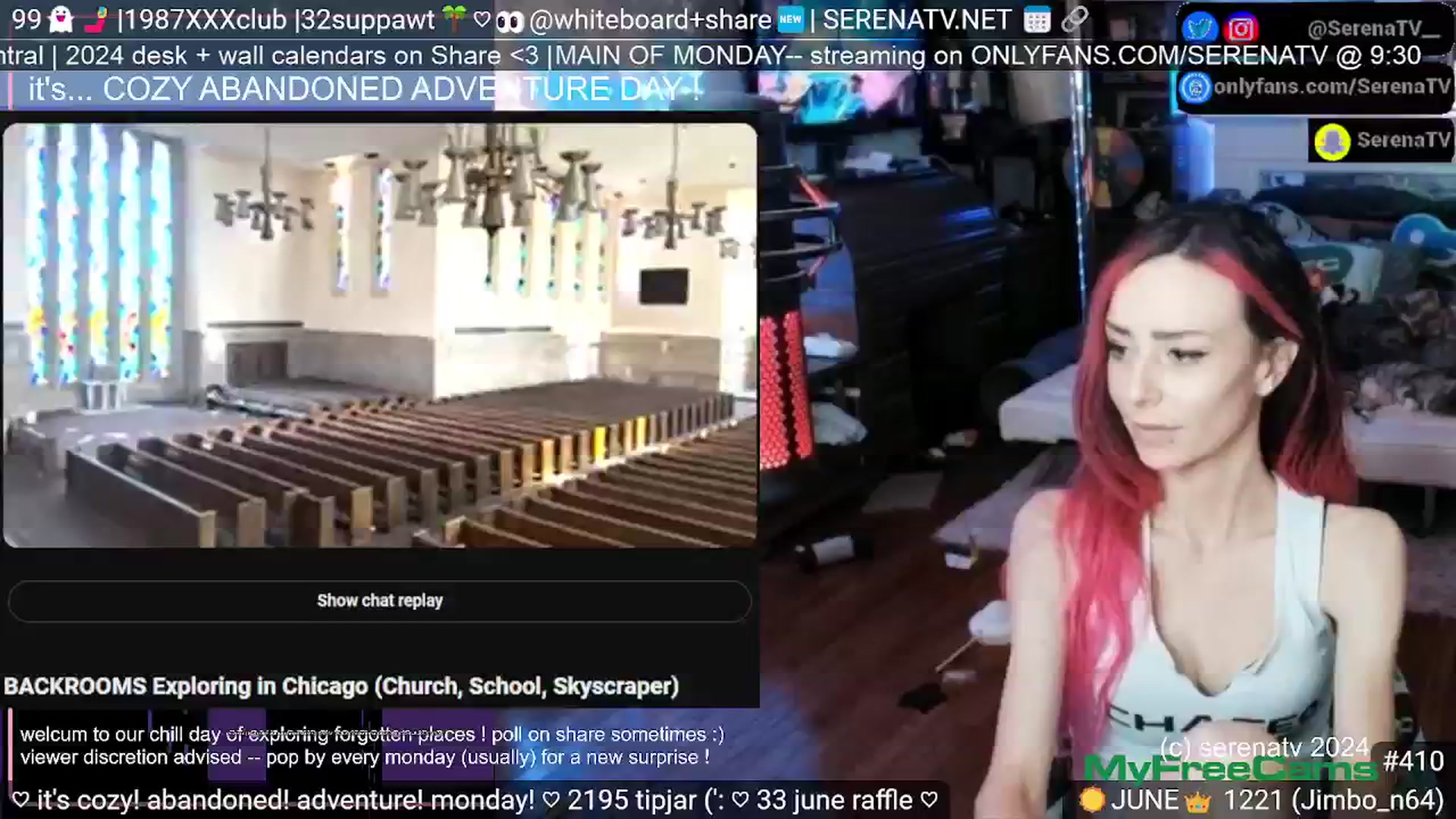 Gallery image thumbnail from serenatv's myfreecams stream on, 06/10/2024, 19:56 image 13 of 20