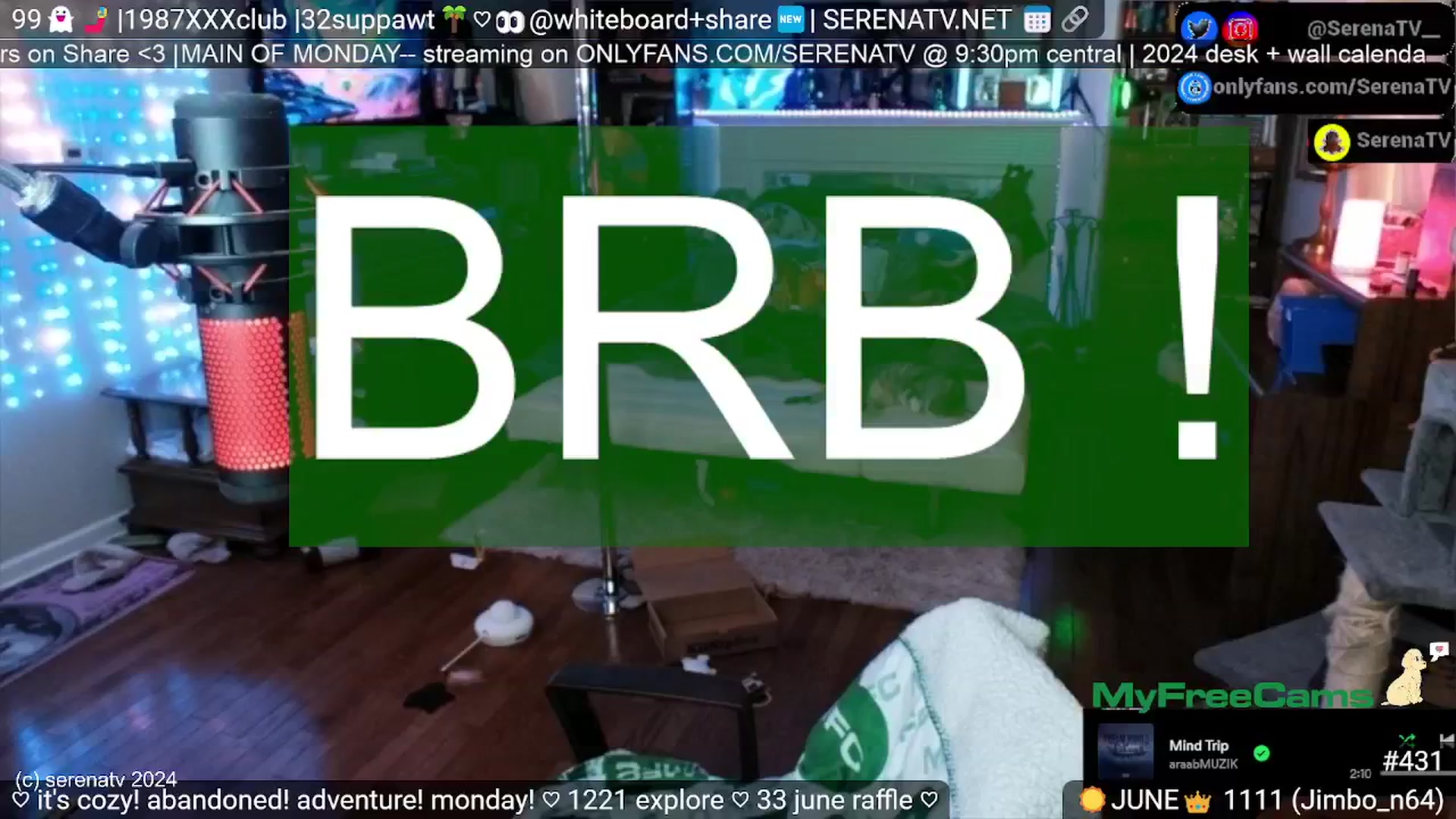 Gallery image thumbnail from serenatv's myfreecams stream on, 06/10/2024, 19:56 image 8 of 20