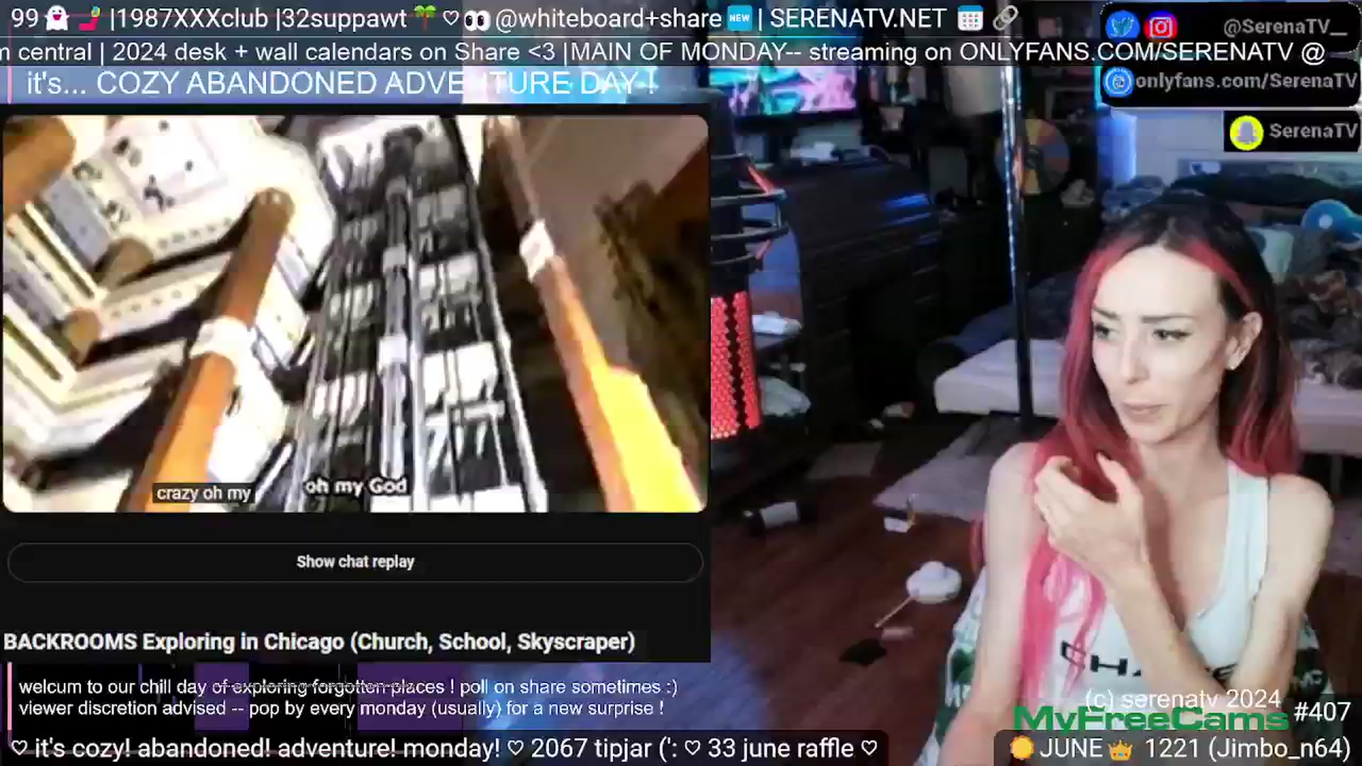 Gallery image thumbnail from serenatv's myfreecams stream on, 06/10/2024, 19:56 image 17 of 20