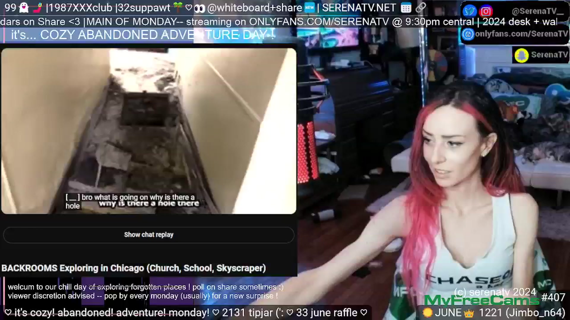 Gallery image thumbnail from serenatv's myfreecams stream on, 06/10/2024, 19:56 image 16 of 20