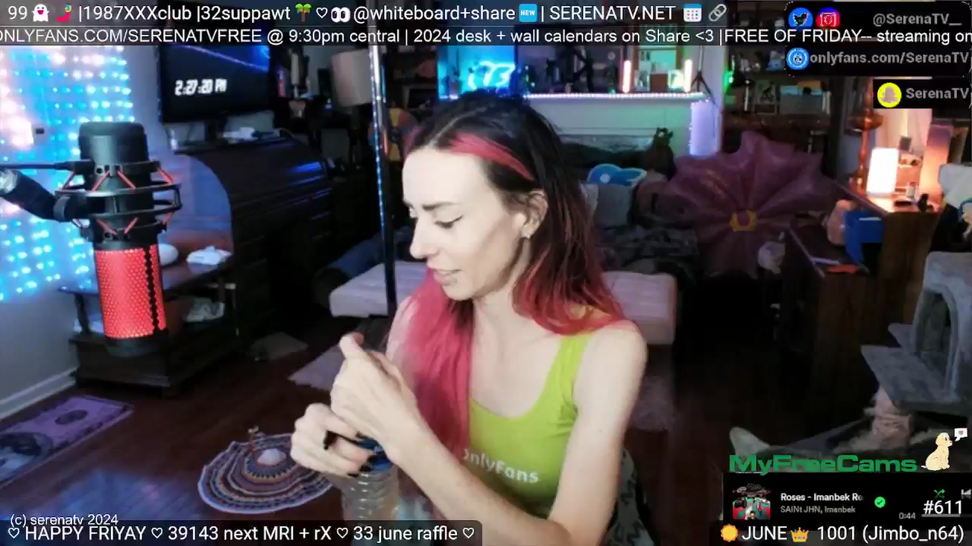 Gallery image thumbnail from serenatv's myfreecams stream on, 06/14/2024, 20:22 image 7 of 20