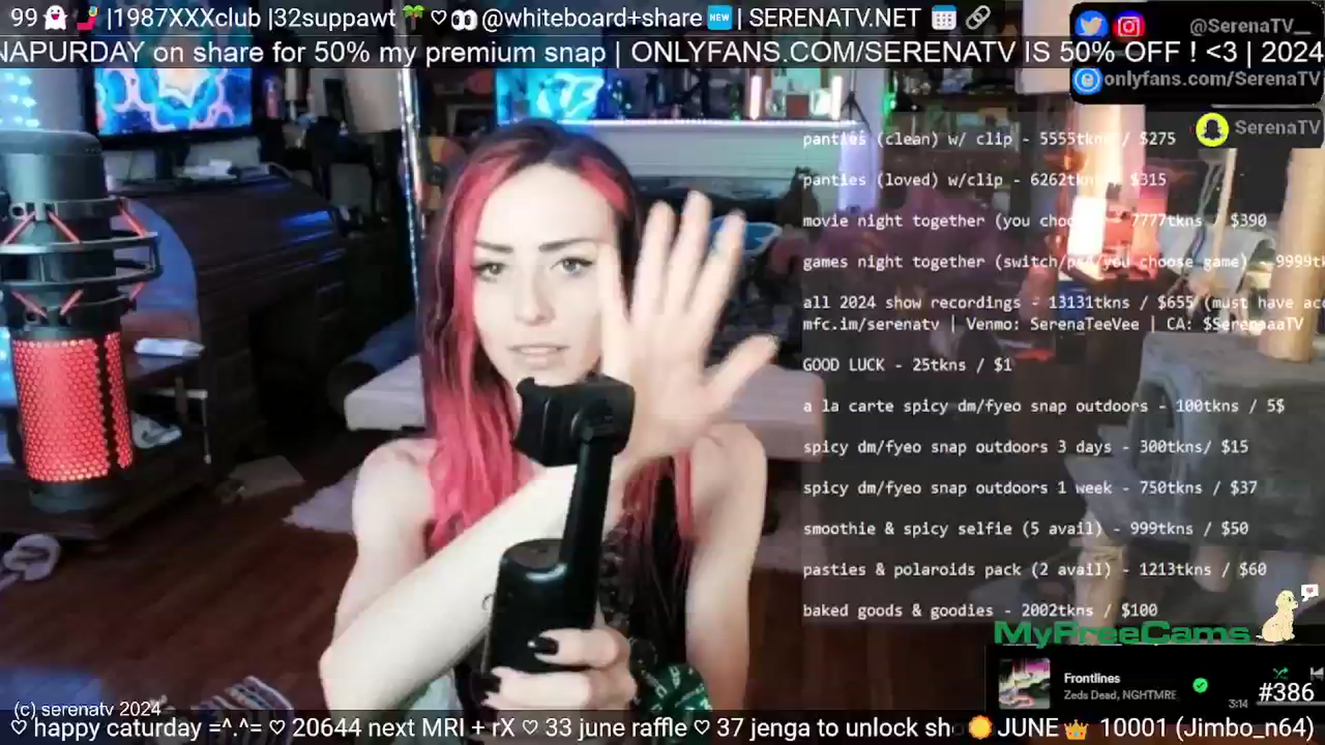 Gallery image thumbnail from serenatv's myfreecams stream on, 06/15/2024, 20:41 image 20 of 20