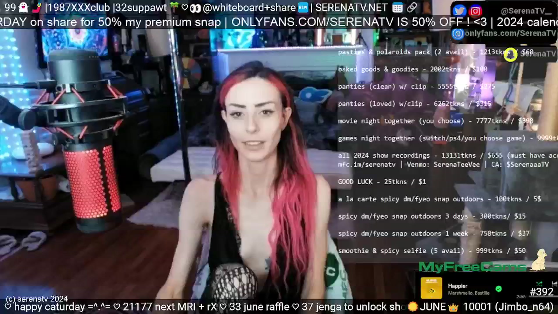 Gallery image thumbnail from serenatv's myfreecams stream on, 06/15/2024, 20:41 image 13 of 20