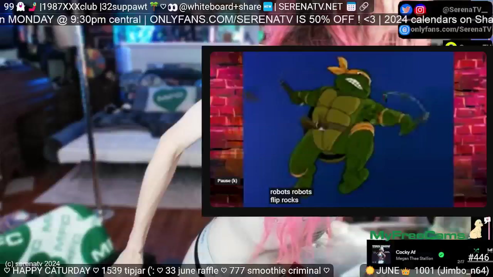 Gallery image thumbnail from serenatv's myfreecams stream on, 06/22/2024, 21:57 image 17 of 20