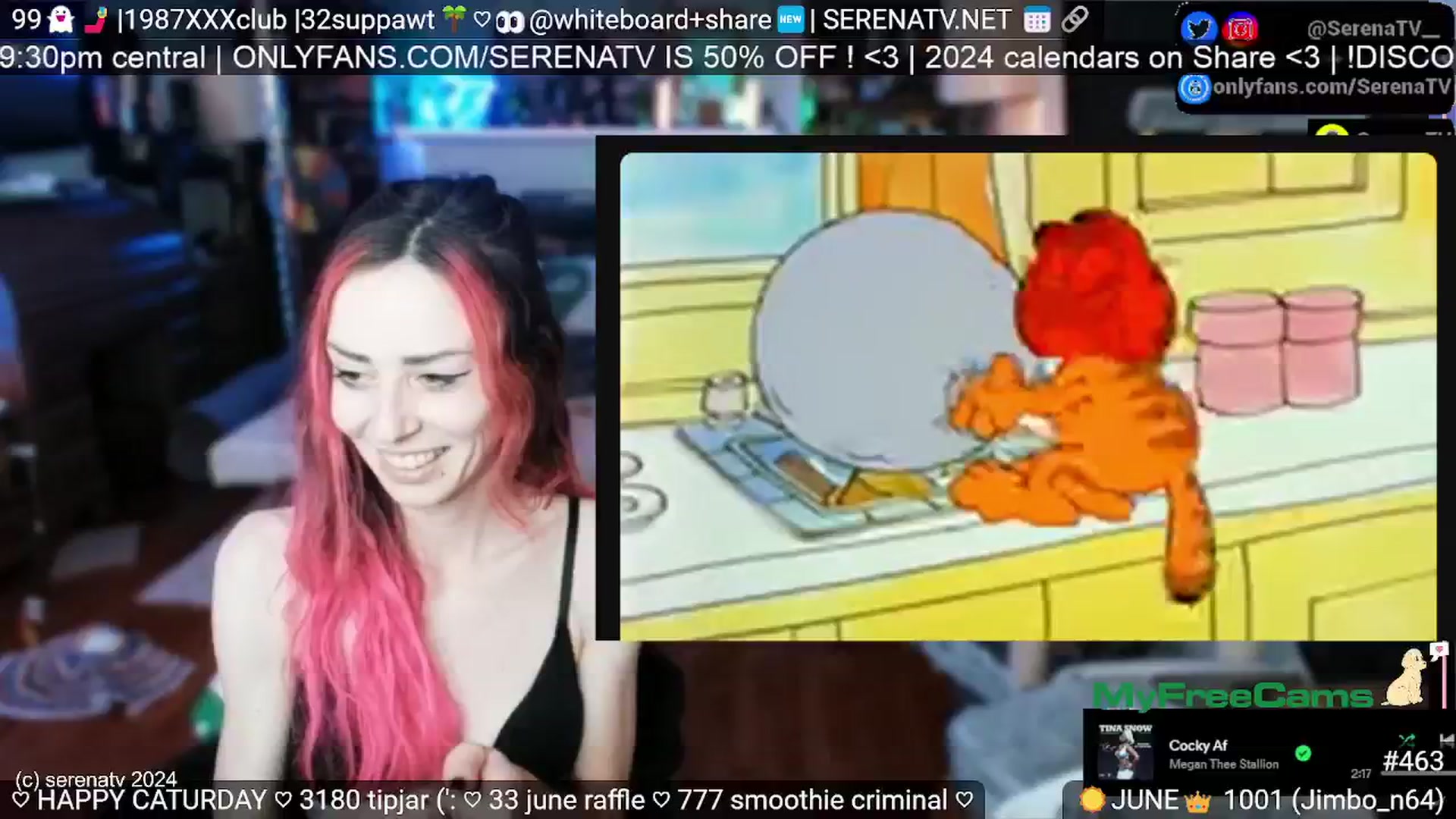 Gallery image thumbnail from serenatv's myfreecams stream on, 06/22/2024, 21:57 image 4 of 20