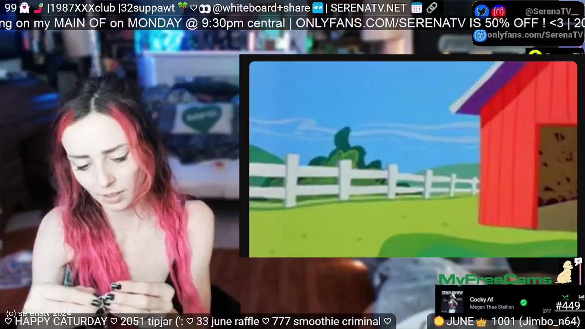 Gallery image thumbnail from serenatv's myfreecams stream on, 06/22/2024, 21:57 image 8 of 20