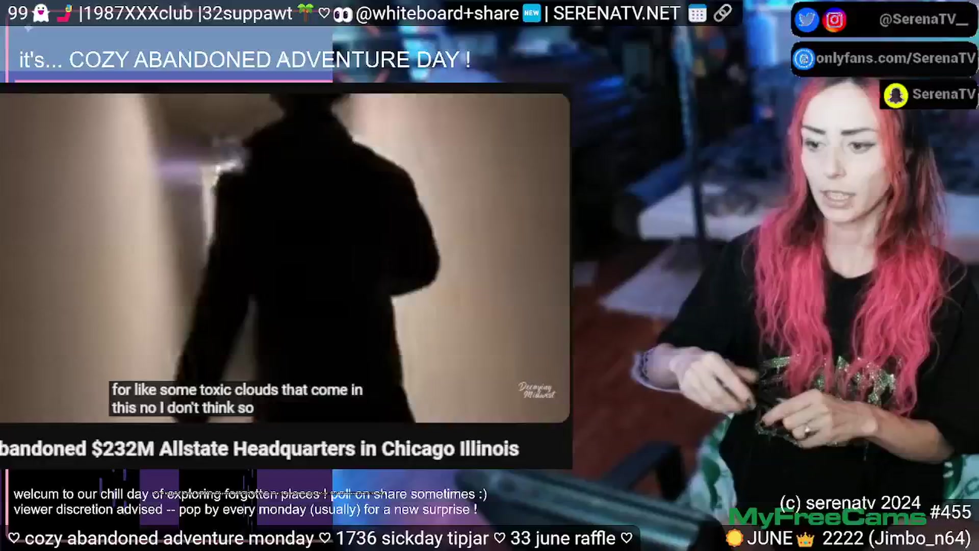 Gallery image thumbnail from serenatv's myfreecams stream on, 06/24/2024, 20:04 image 16 of 20