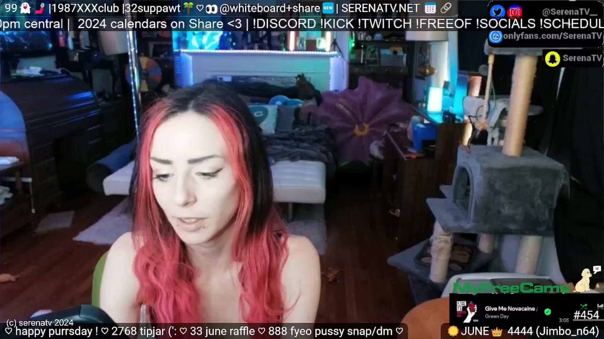 Gallery image thumbnail from serenatv's myfreecams stream on, 06/27/2024, 20:13 image 20 of 20