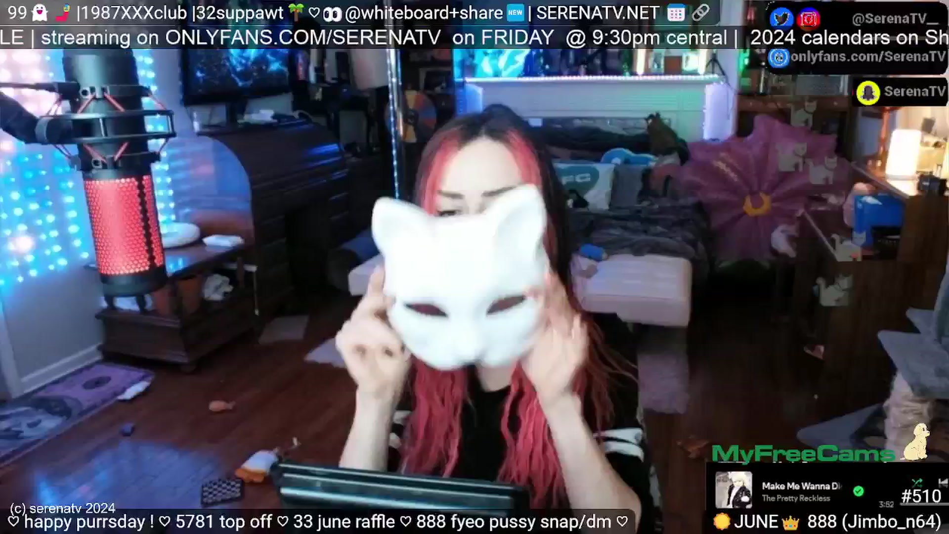 Gallery image thumbnail from serenatv's myfreecams stream on, 06/27/2024, 20:13 image 5 of 20