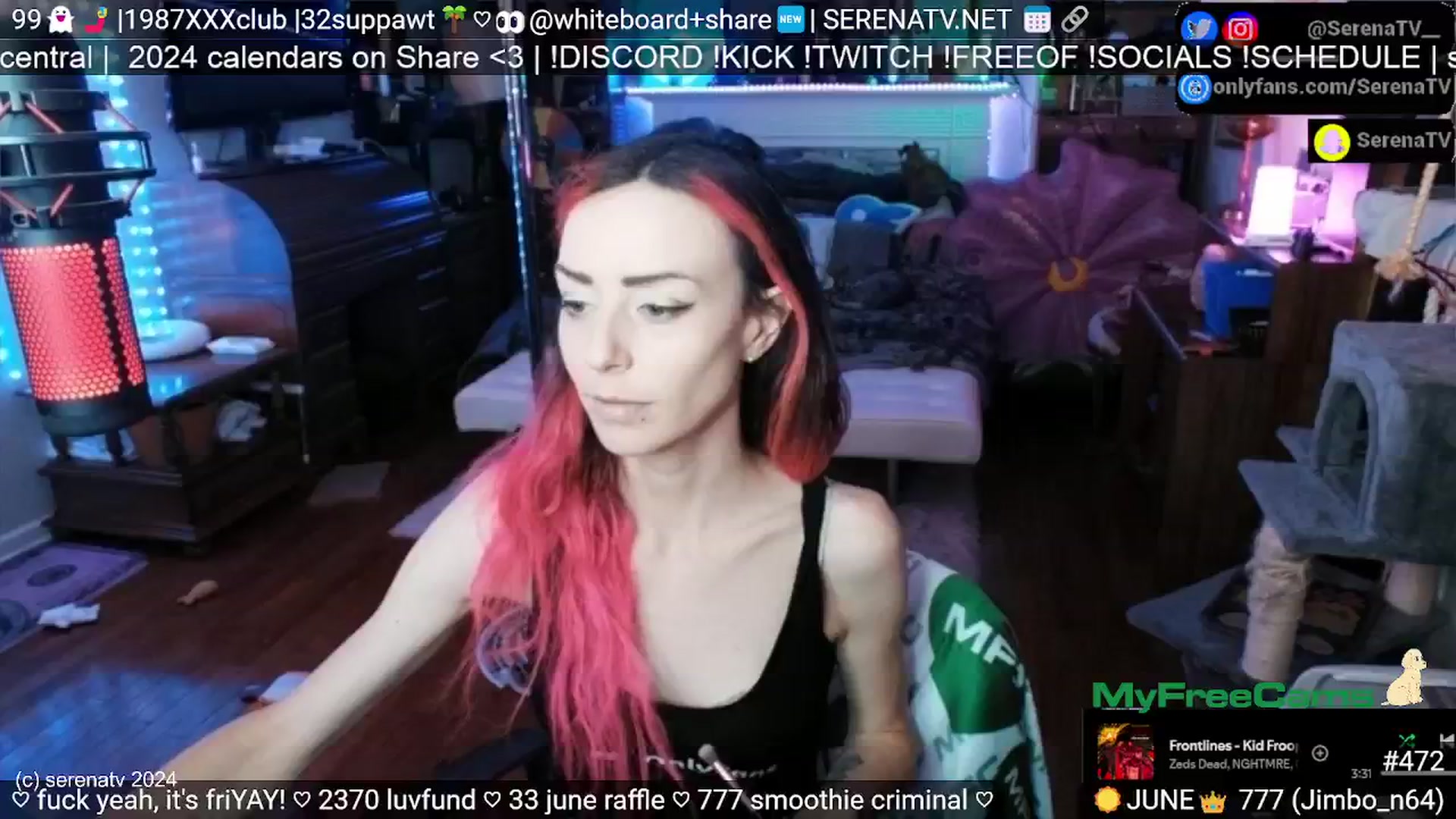 Gallery image thumbnail from serenatv's myfreecams stream on, 06/28/2024, 20:00 image 9 of 20