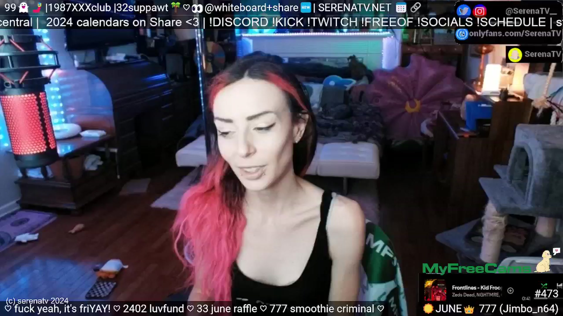 Gallery image thumbnail from serenatv's myfreecams stream on, 06/28/2024, 20:00 image 8 of 20