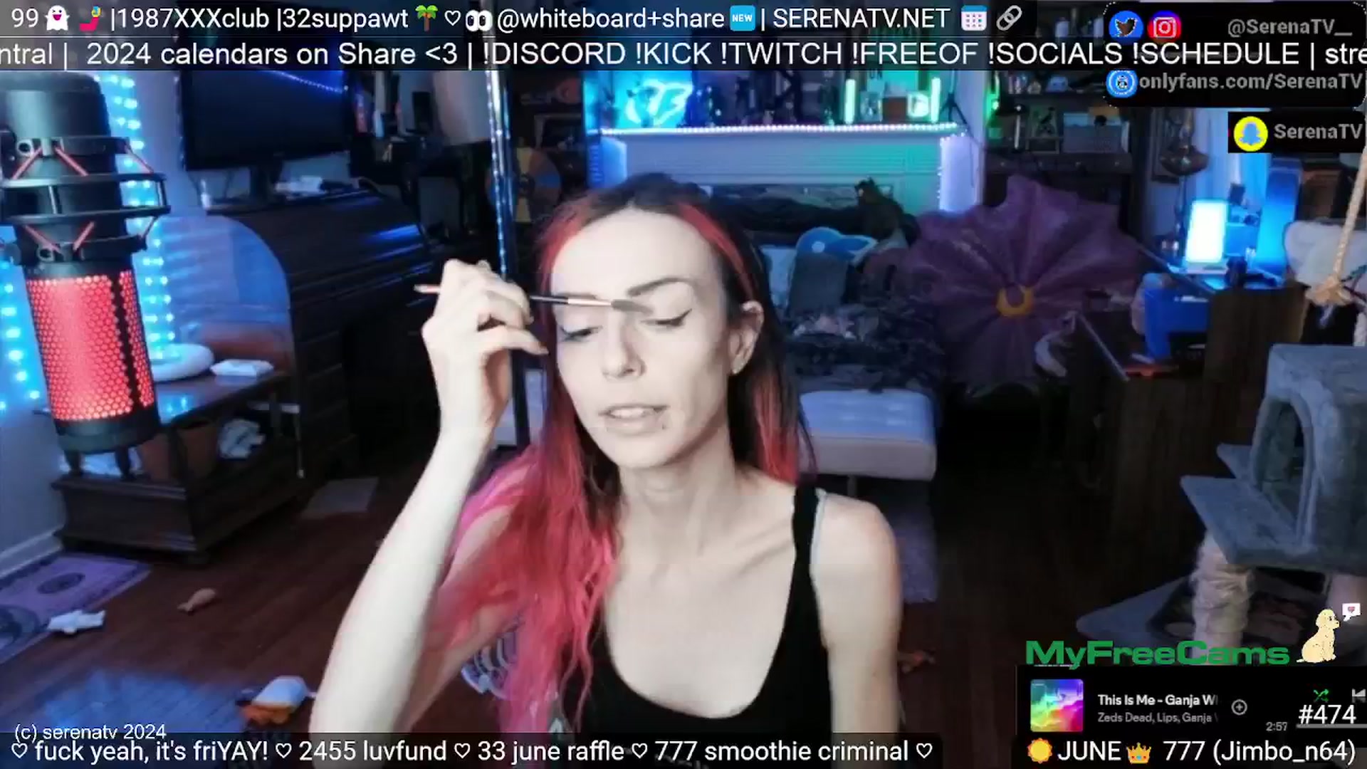 Gallery image thumbnail from serenatv's myfreecams stream on, 06/28/2024, 20:00 image 5 of 20