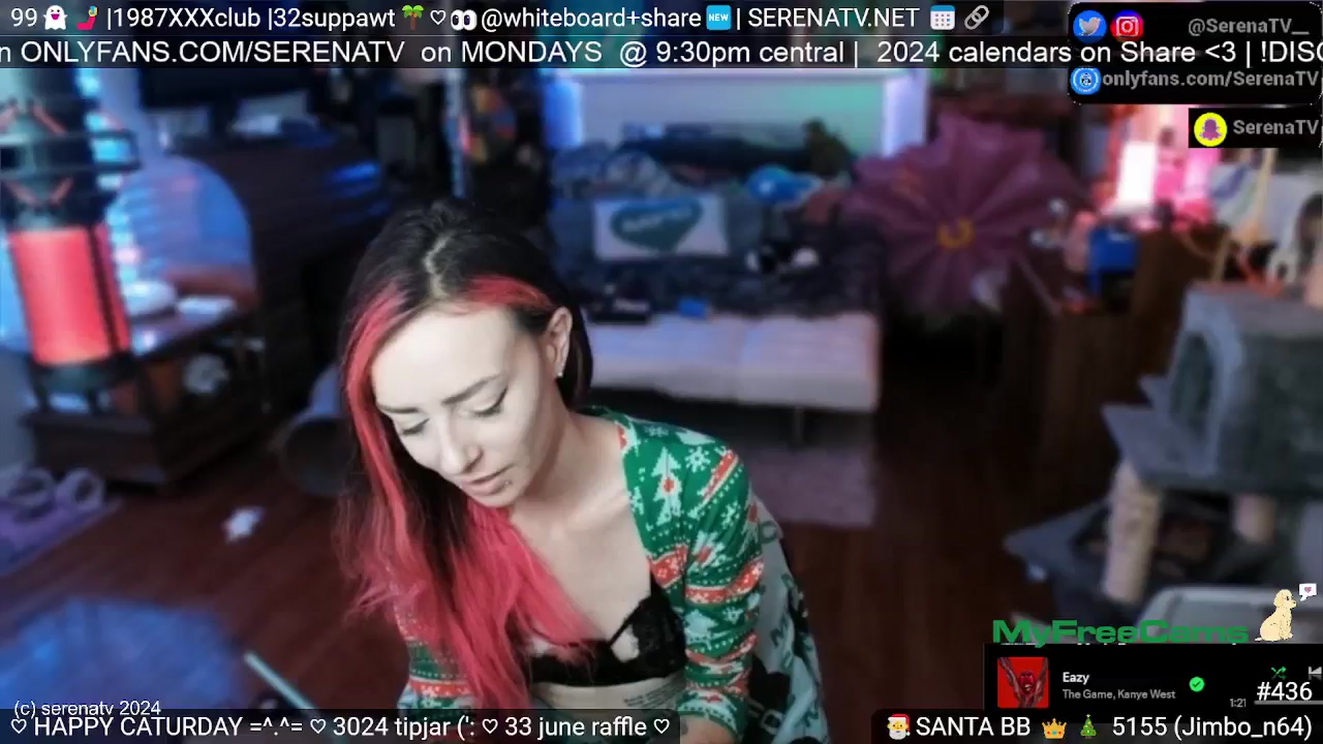 Gallery image thumbnail from serenatv's myfreecams stream on, 06/29/2024, 20:19 image 14 of 20