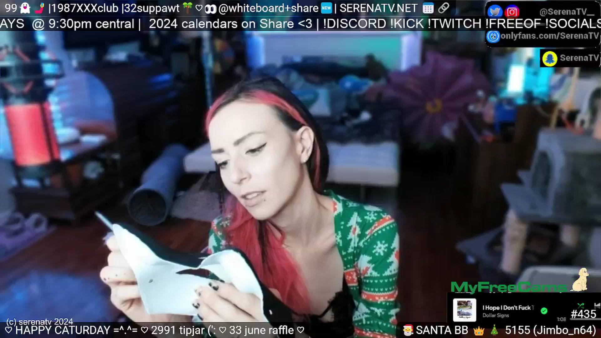 Gallery image thumbnail from serenatv's myfreecams stream on, 06/29/2024, 20:19 image 16 of 20