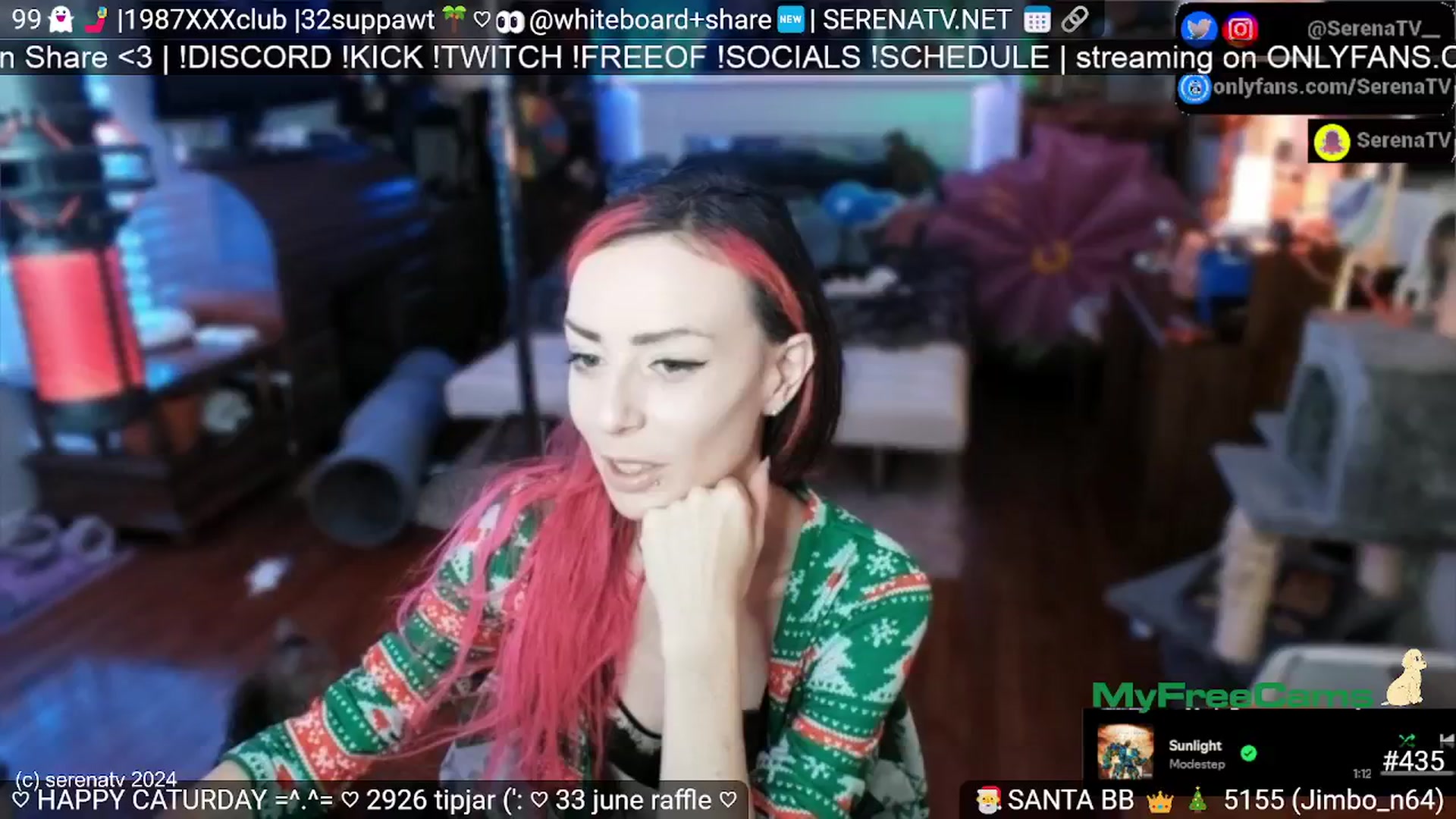 Gallery image thumbnail from serenatv's myfreecams stream on, 06/29/2024, 20:19 image 18 of 20