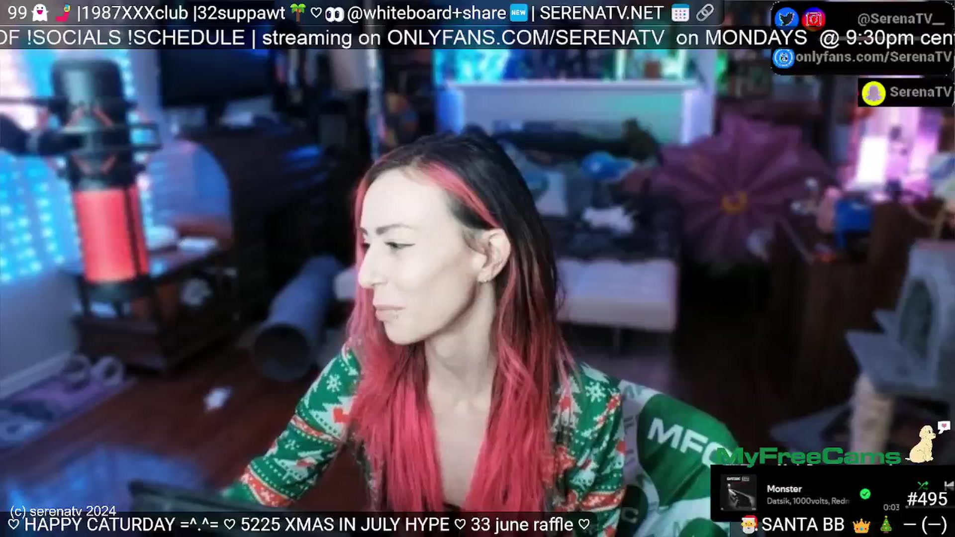 Gallery image thumbnail from serenatv's myfreecams stream on, 06/29/2024, 20:19 image 4 of 20