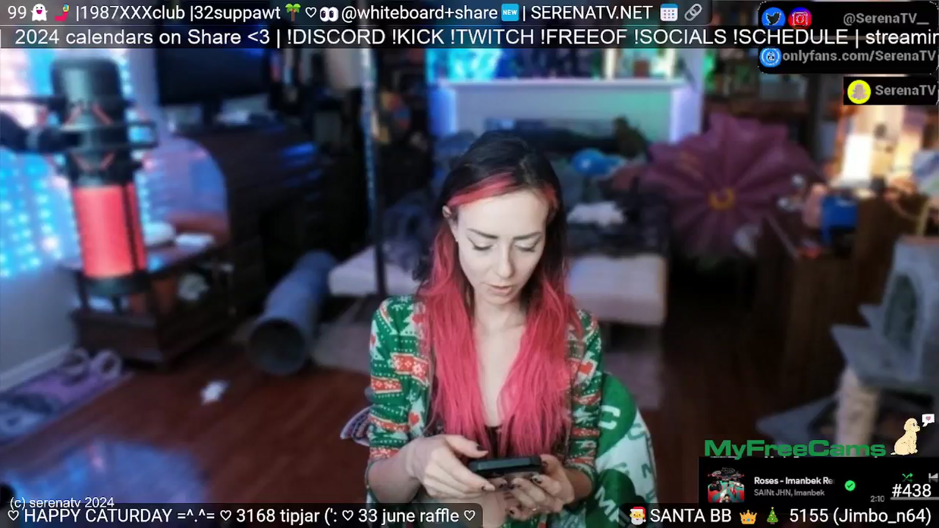 Gallery image thumbnail from serenatv's myfreecams stream on, 06/29/2024, 20:19 image 9 of 20