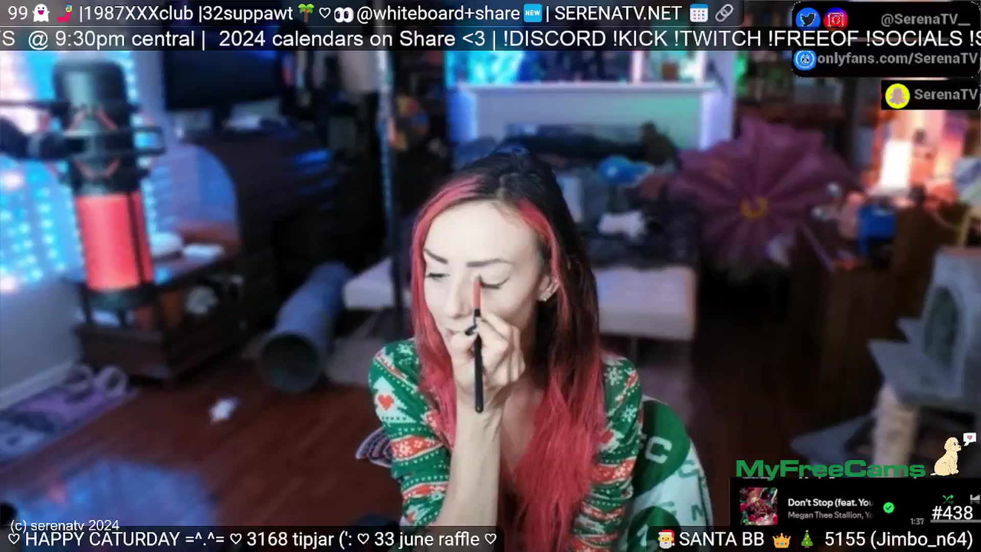Gallery image thumbnail from serenatv's myfreecams stream on, 06/29/2024, 20:19 image 8 of 20