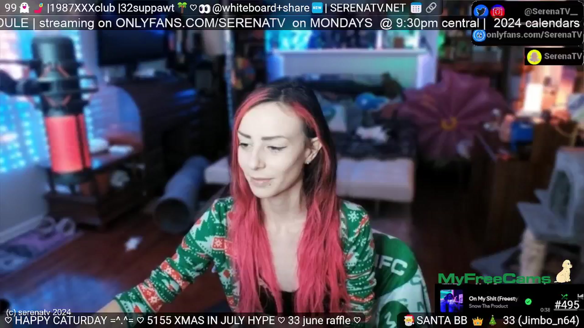 Gallery image thumbnail from serenatv's myfreecams stream on, 06/29/2024, 20:19 image 5 of 20