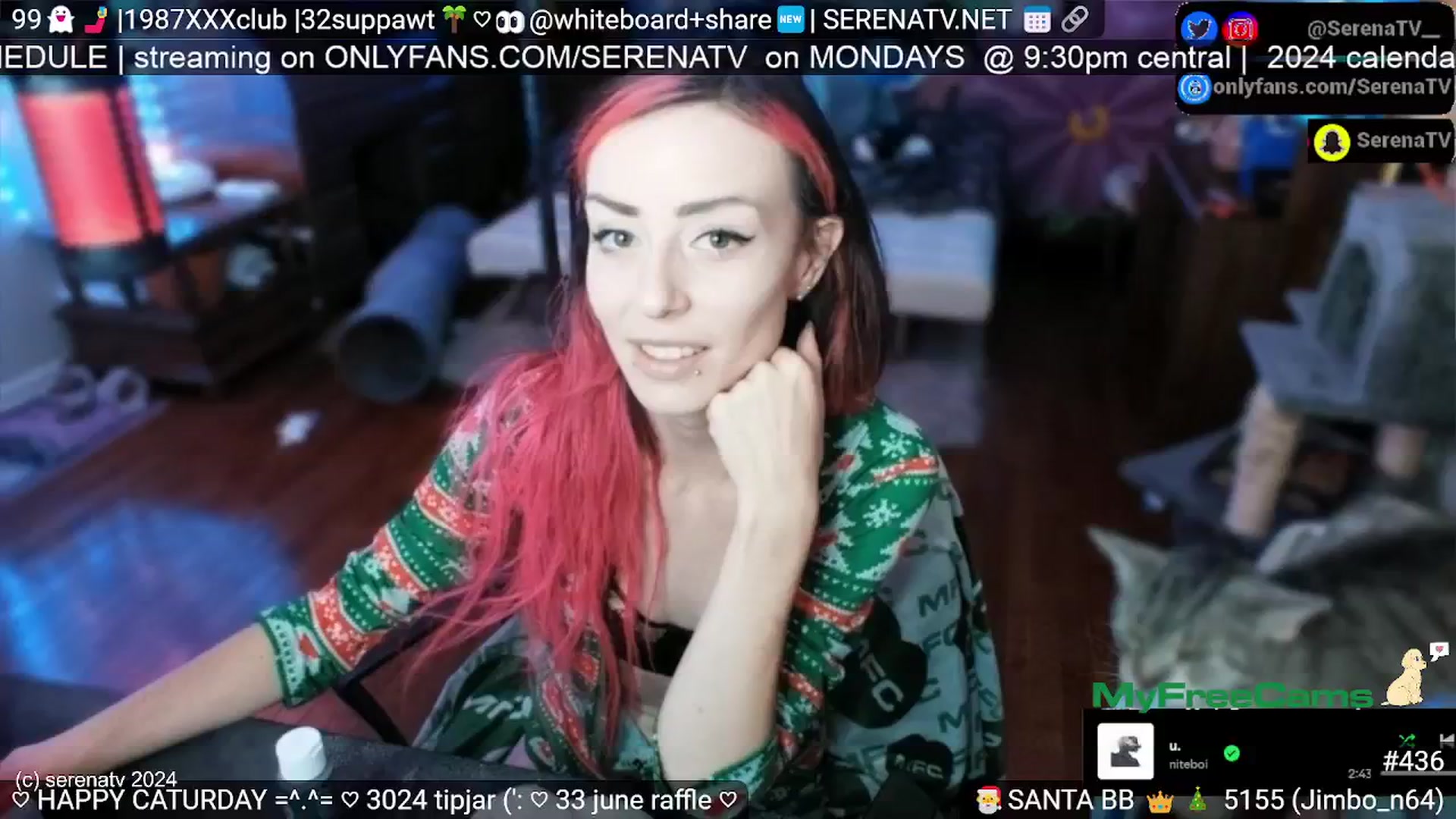 Gallery image thumbnail from serenatv's myfreecams stream on, 06/29/2024, 20:19 image 13 of 20