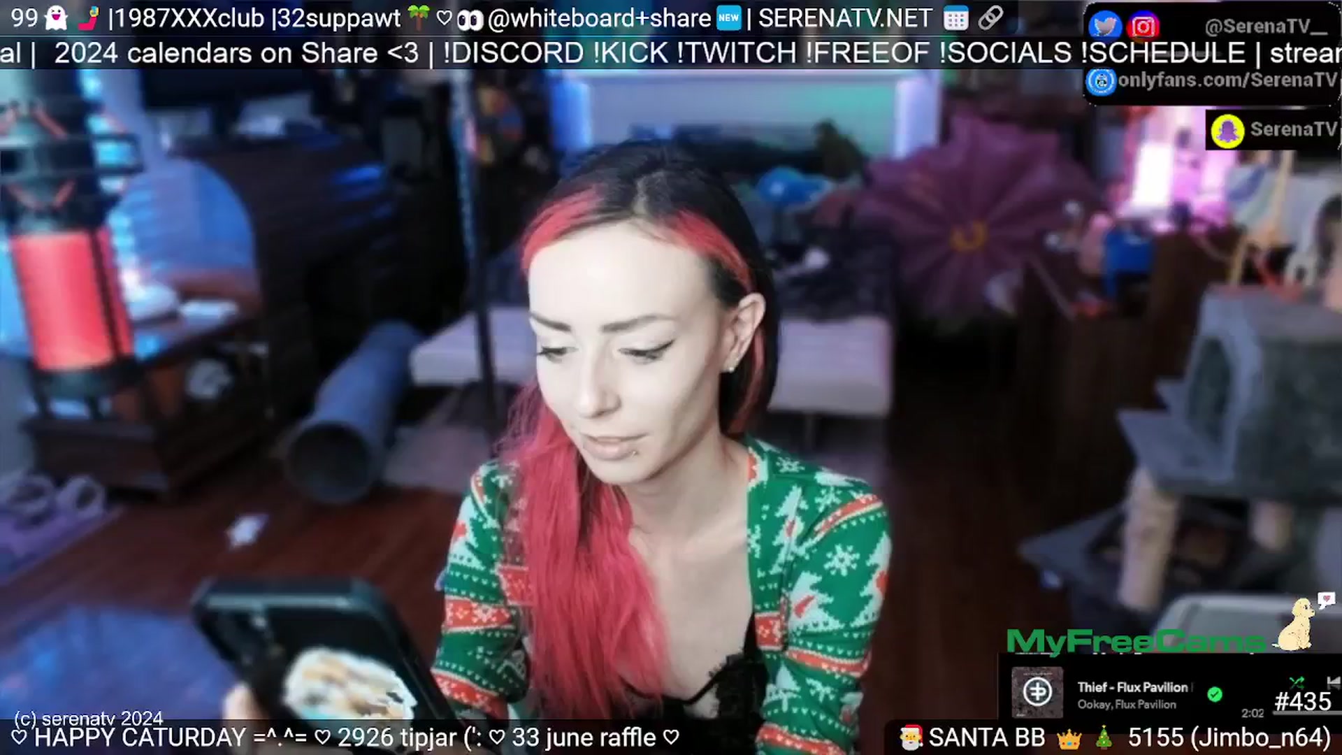 Gallery image thumbnail from serenatv's myfreecams stream on, 06/29/2024, 20:19 image 17 of 20