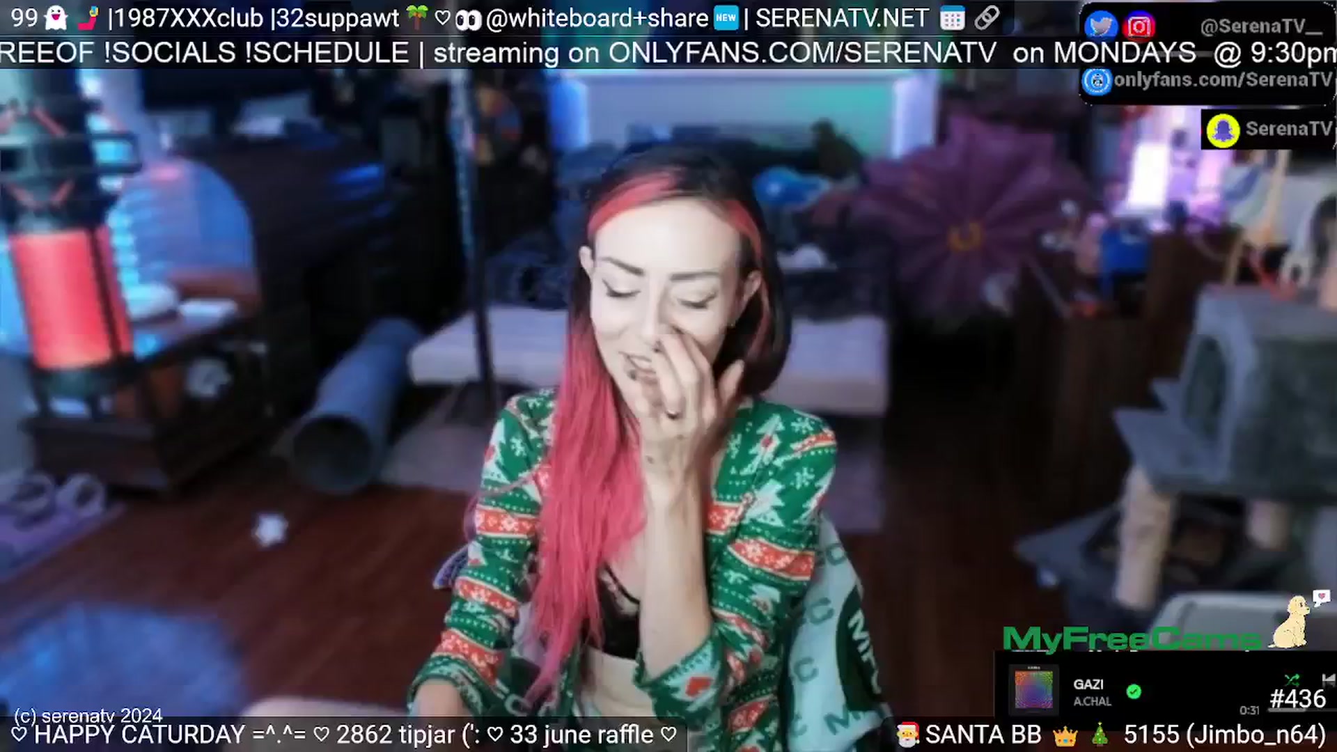 Gallery image thumbnail from serenatv's myfreecams stream on, 06/29/2024, 20:19 image 20 of 20