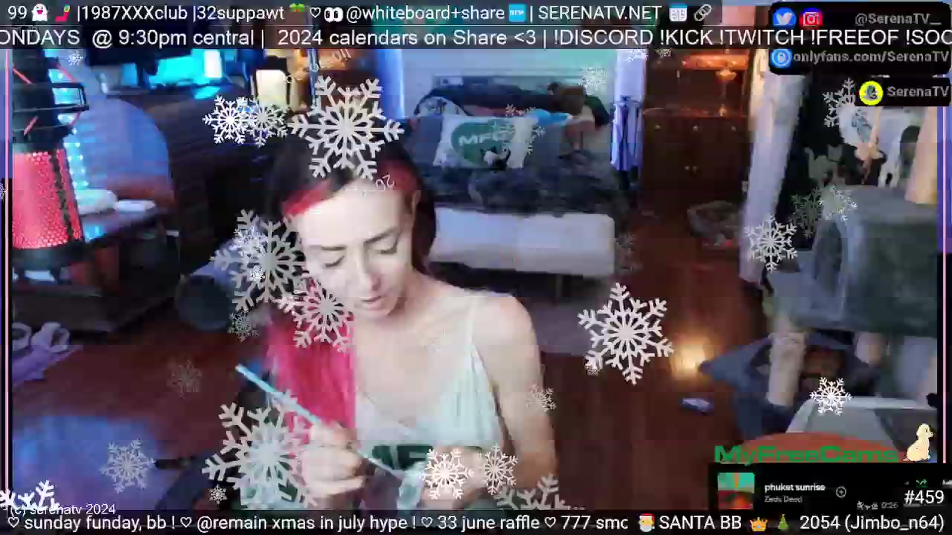 Gallery image thumbnail from serenatv's myfreecams stream on, 06/30/2024, 20:13 image 12 of 20