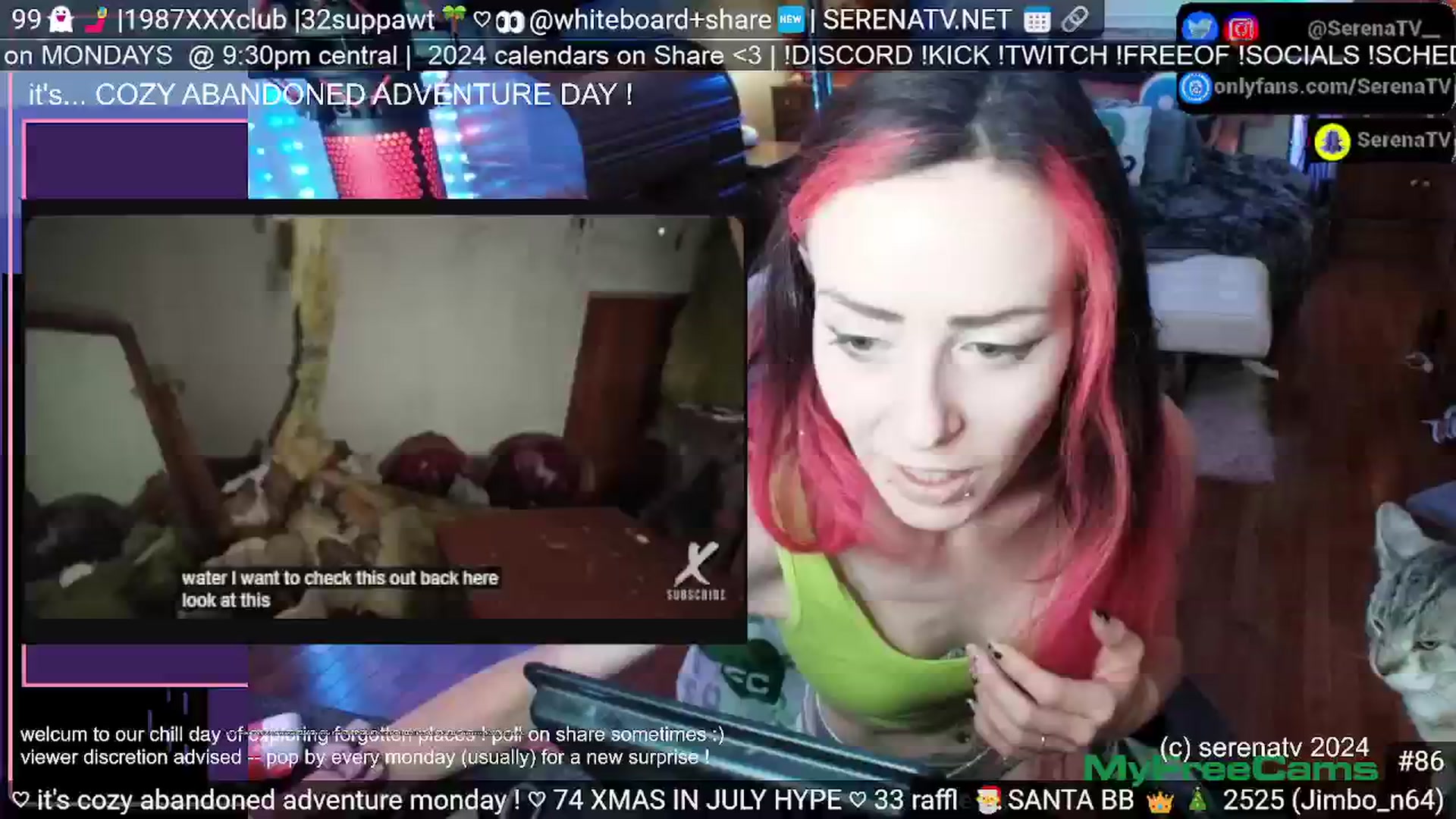 Gallery image thumbnail from serenatv's myfreecams stream on, 07/01/2024, 20:20 image 12 of 20