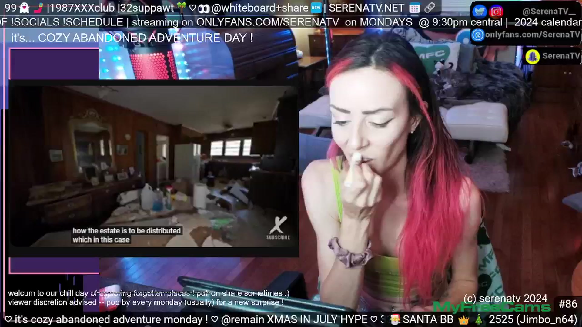 Gallery image thumbnail from serenatv's myfreecams stream on, 07/01/2024, 20:20 image 16 of 20