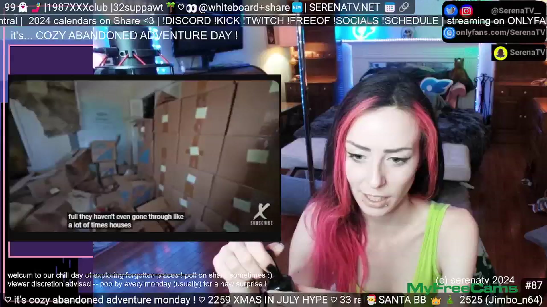 Gallery image thumbnail from serenatv's myfreecams stream on, 07/01/2024, 20:20 image 20 of 20