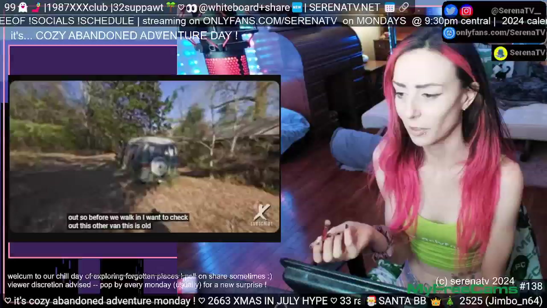 Gallery image thumbnail from serenatv's myfreecams stream on, 07/01/2024, 20:20 image 9 of 20