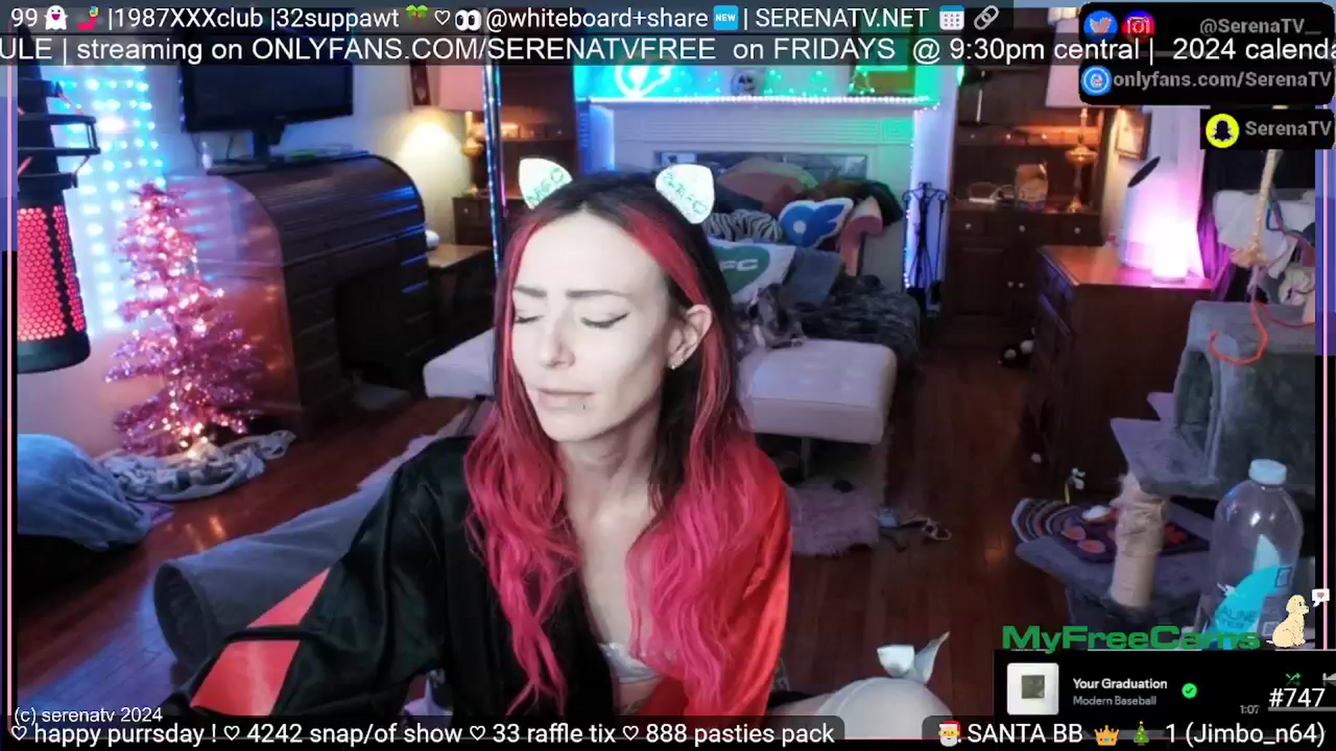 Gallery image thumbnail from serenatv's myfreecams stream on, 07/04/2024, 19:14 image 18 of 20
