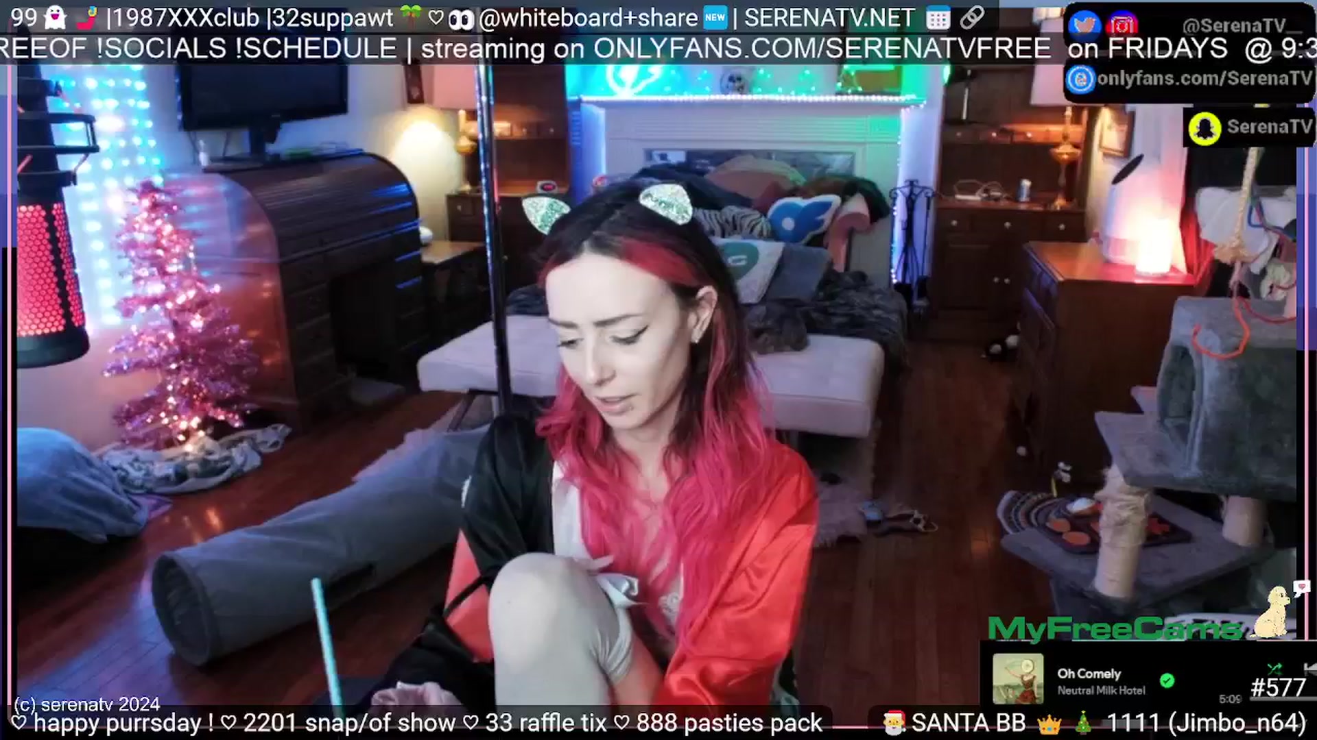 Gallery image thumbnail from serenatv's myfreecams stream on, 07/04/2024, 20:09 image 5 of 20