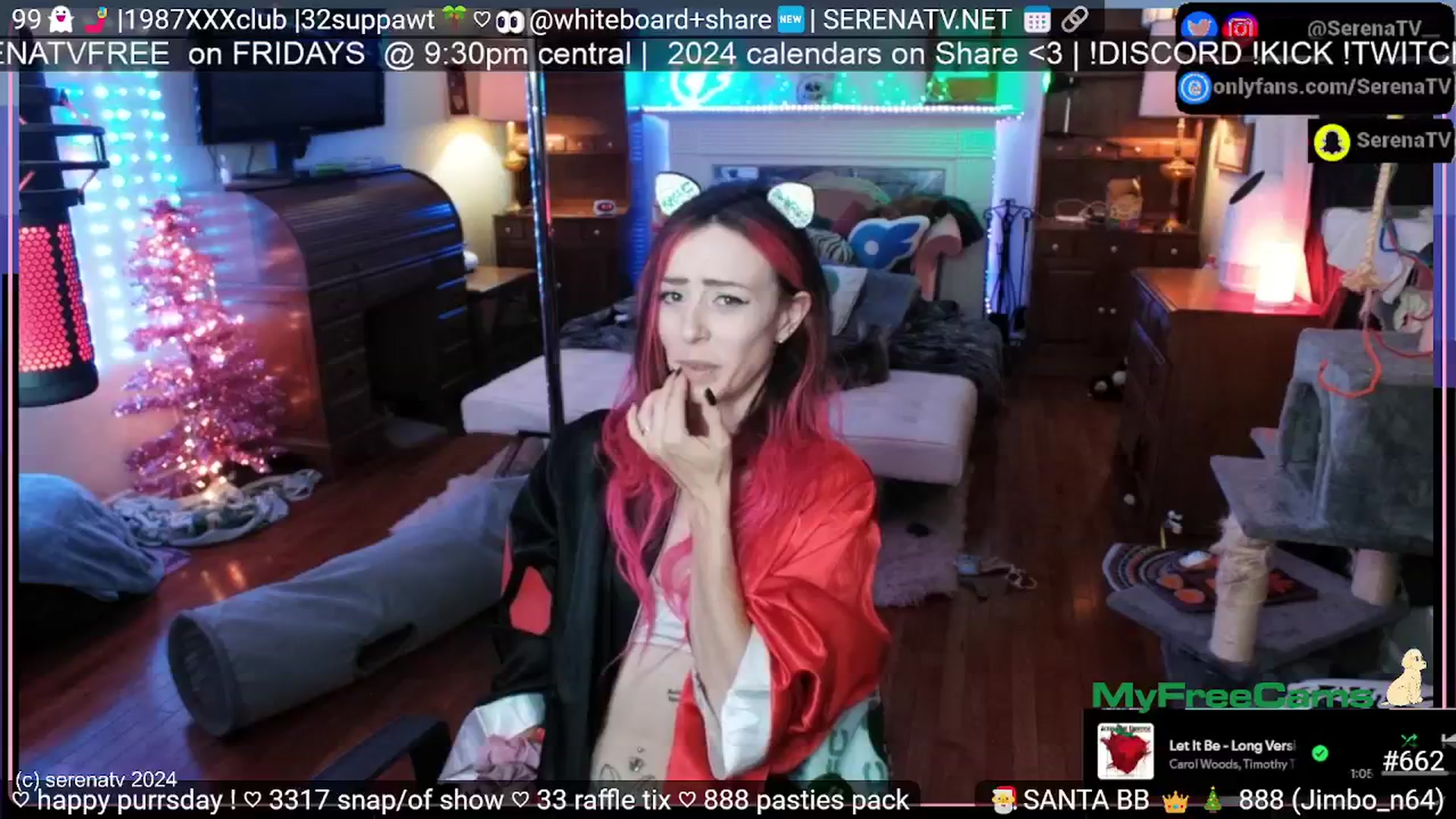 Gallery image thumbnail from serenatv's myfreecams stream on, 07/04/2024, 20:09 image 2 of 20