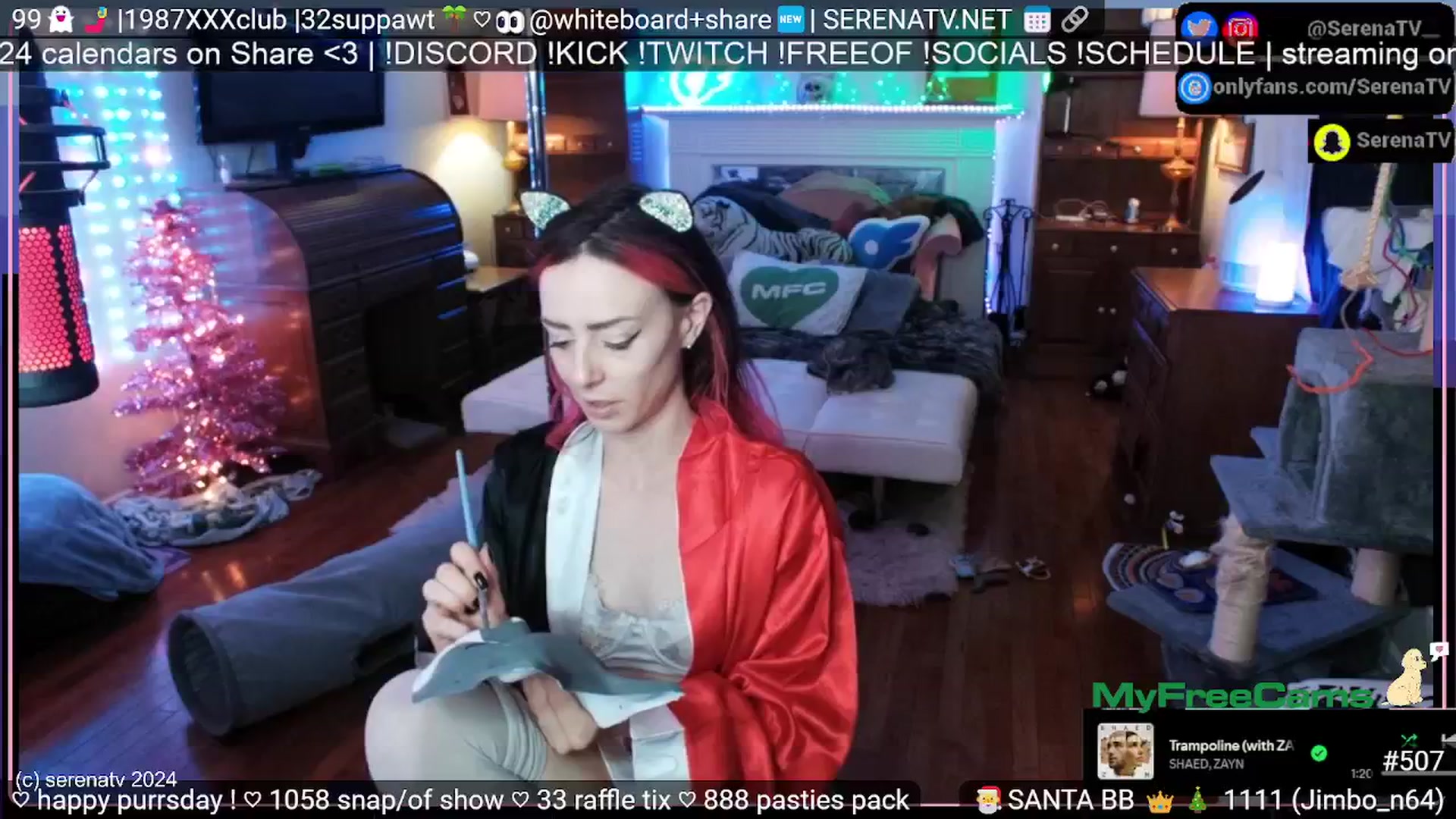 Gallery image thumbnail from serenatv's myfreecams stream on, 07/04/2024, 20:09 image 10 of 20