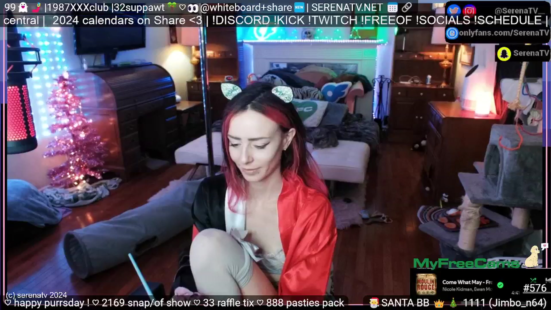 Gallery image thumbnail from serenatv's myfreecams stream on, 07/04/2024, 20:09 image 8 of 20