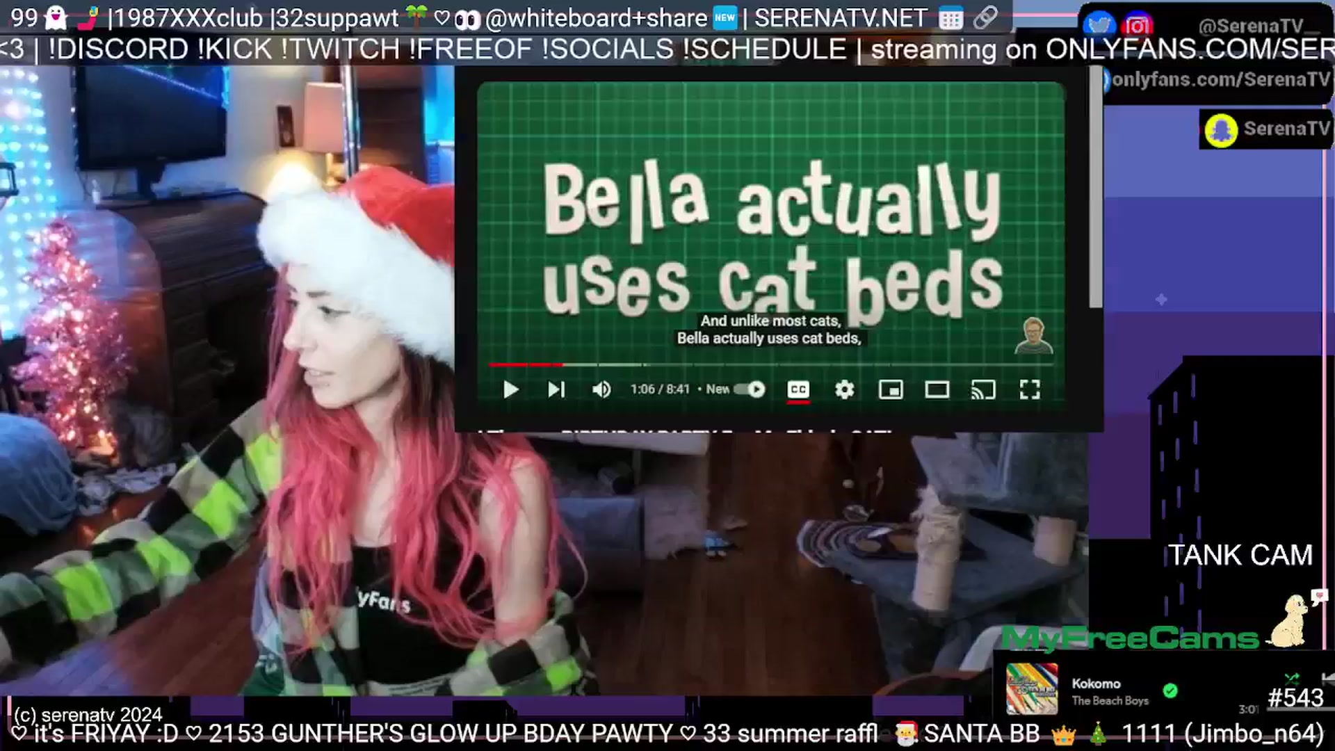 Gallery image thumbnail from serenatv's myfreecams stream on, 07/05/2024, 20:09 image 9 of 20